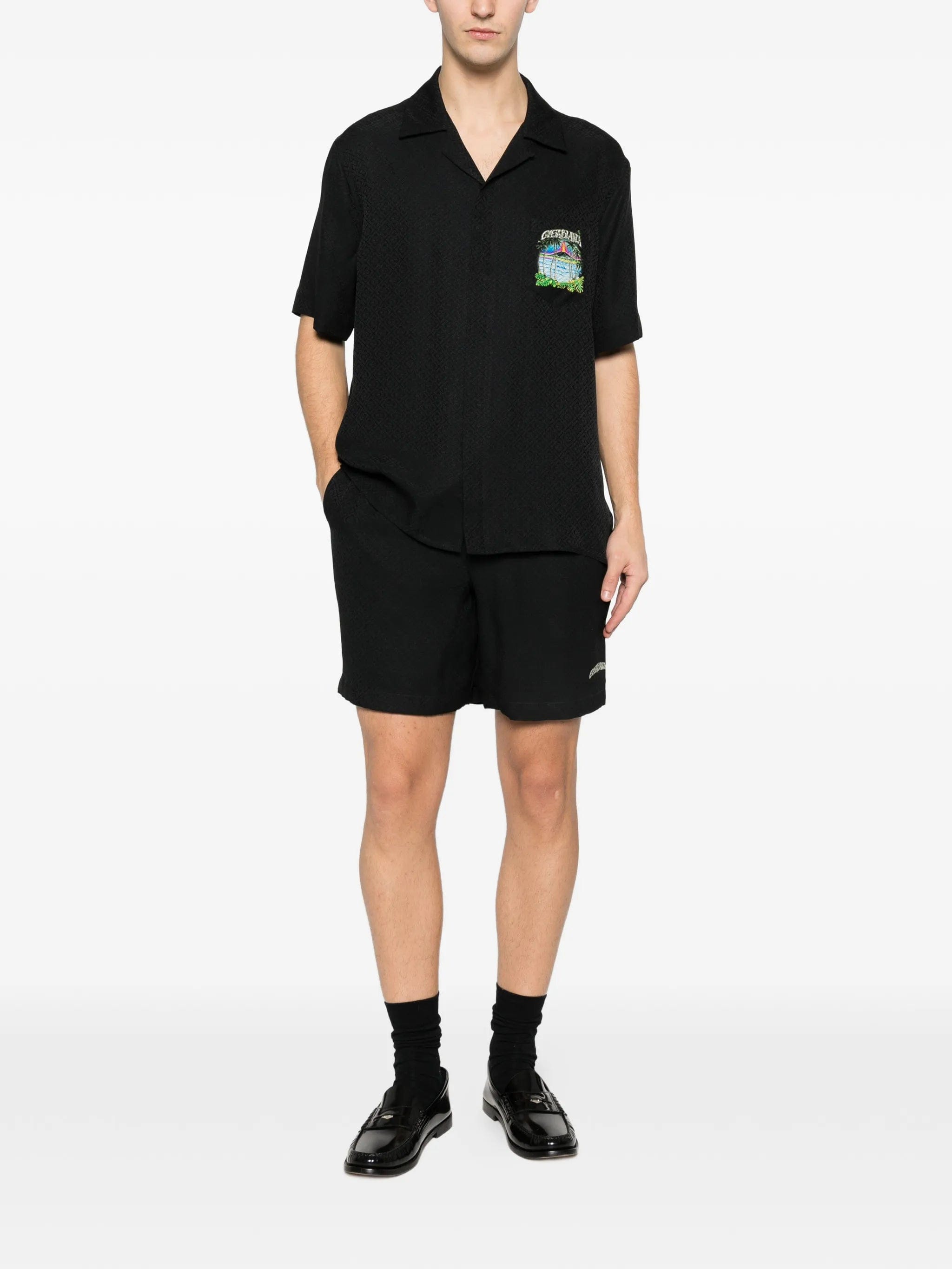 Casablanca Volcano short - sleeve graphic shirt