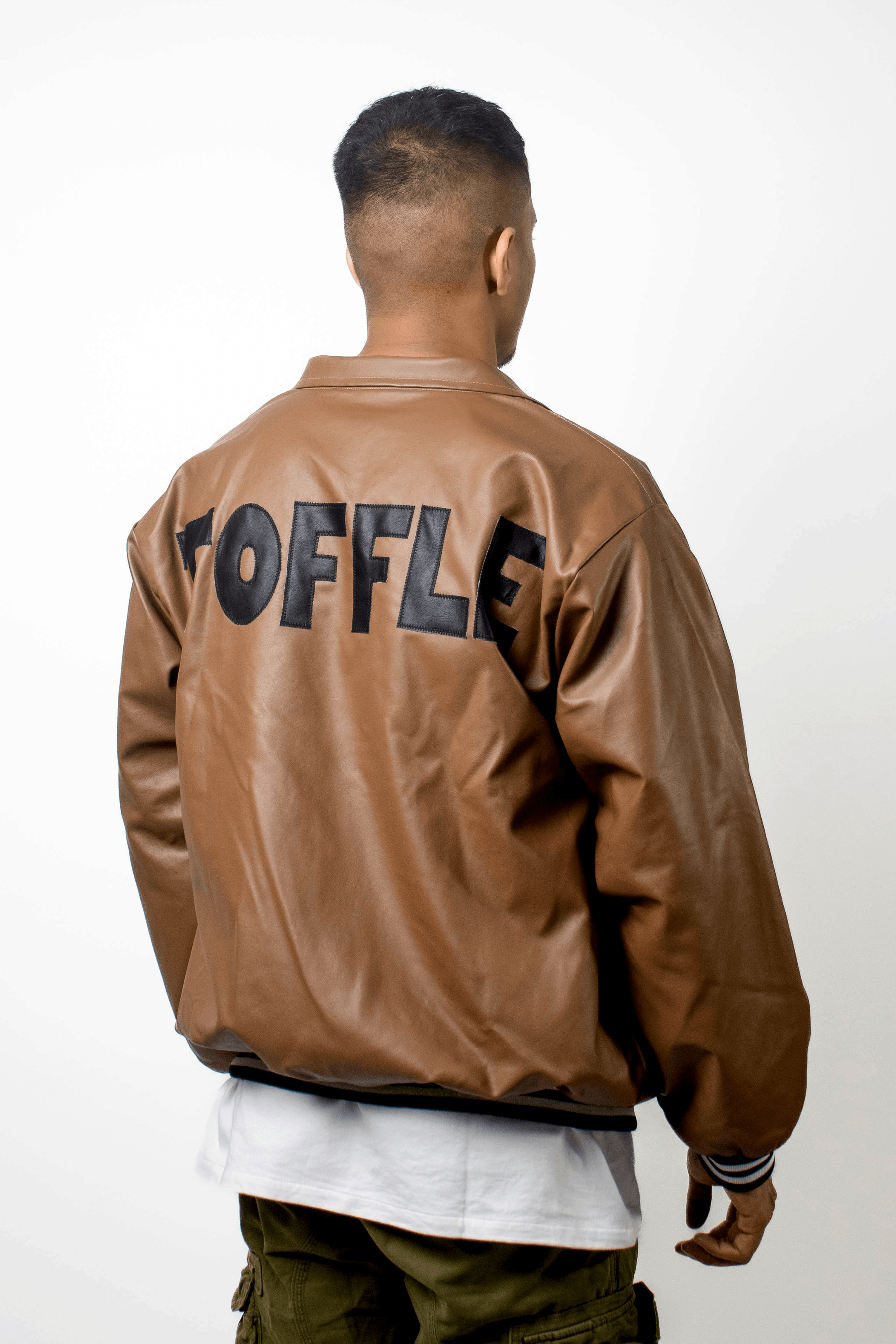 NEW Brown Leather Jacket