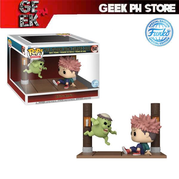 Funko POP Moment: JUJUTSU KAISEN YUJI ITADORI WITH CURSED DOLL Special Edition Exclusive #1541 sold by Geek PH
