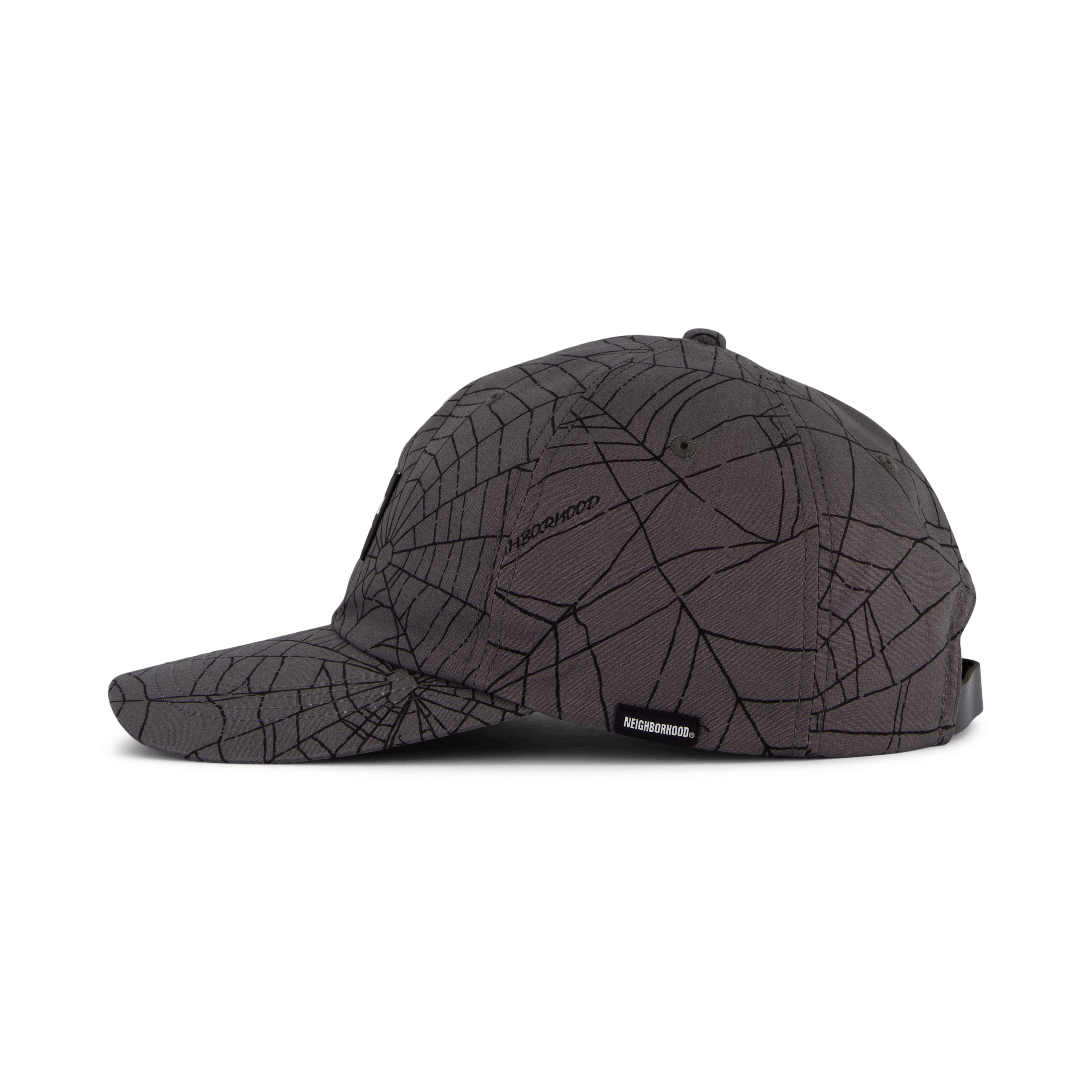 Neighborhood Spiderweb Dad Cap Gray