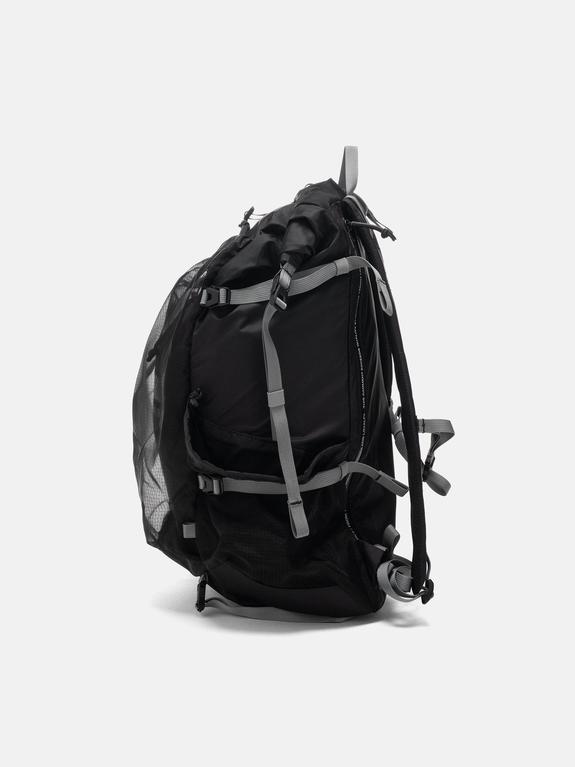 Neighborhood NH x Helinox . Lite Roll Top Back Pack Black