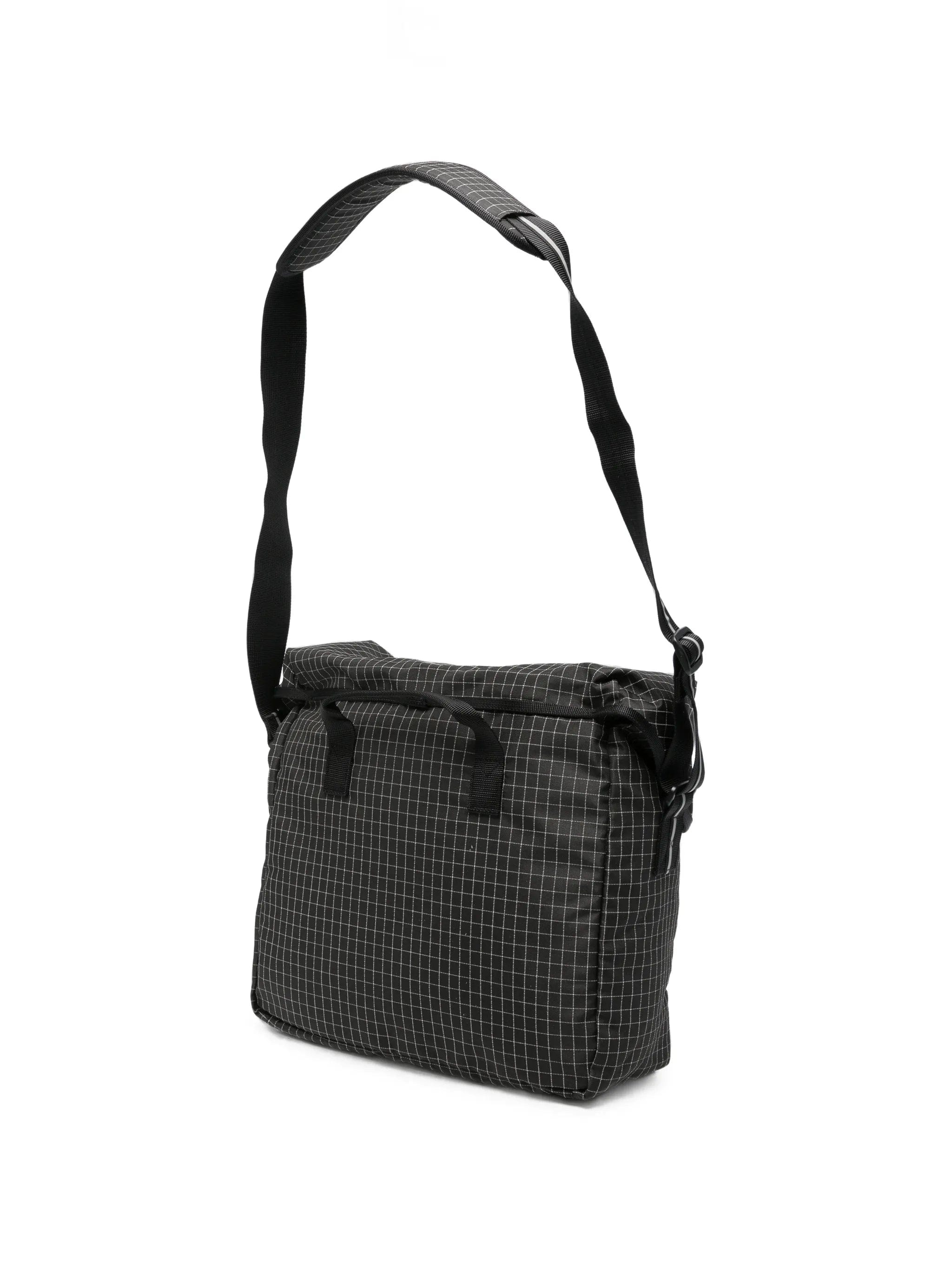 Neighborhood grid - pattern messenger bag