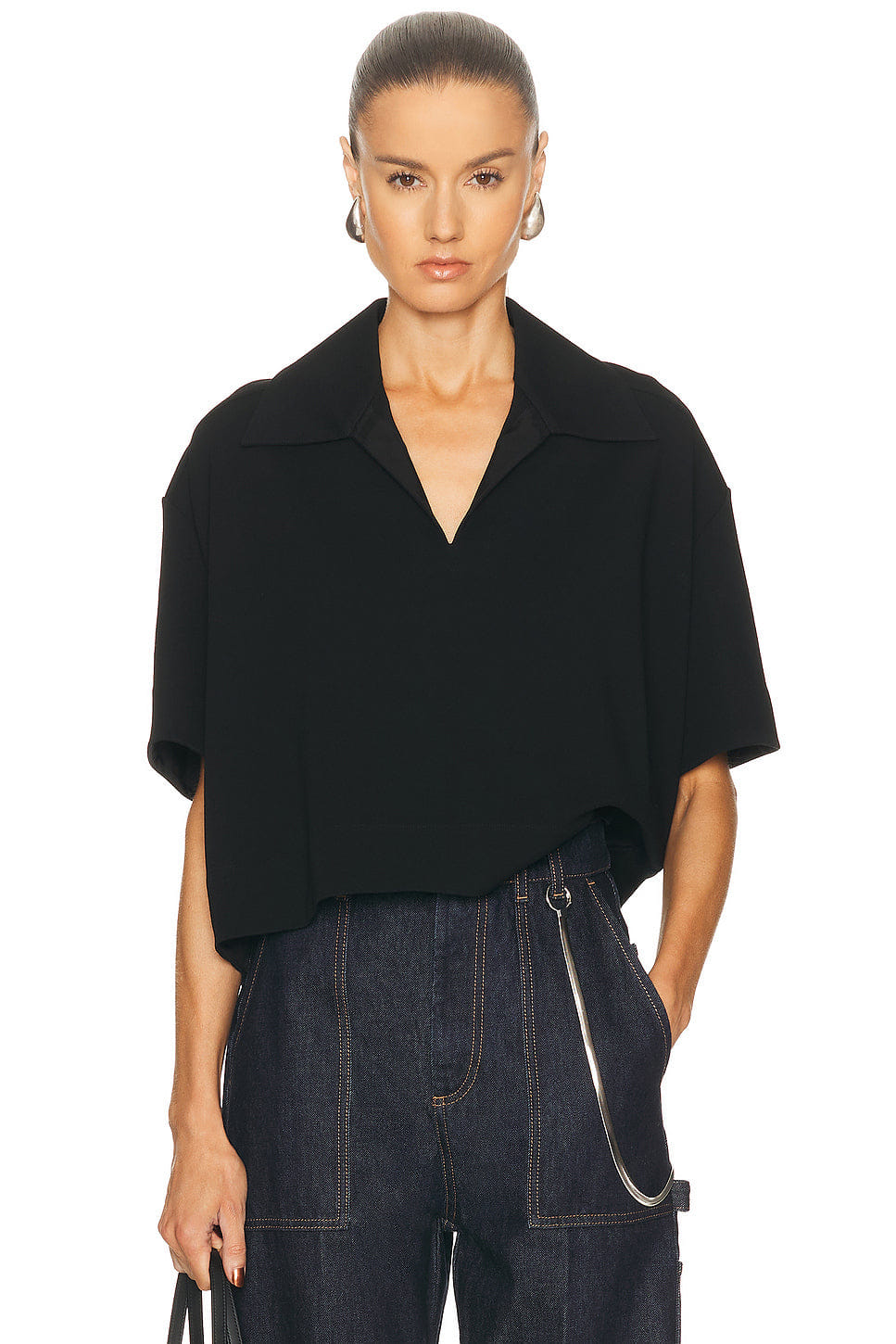 Jil Sander Short Sleeve Polo Top