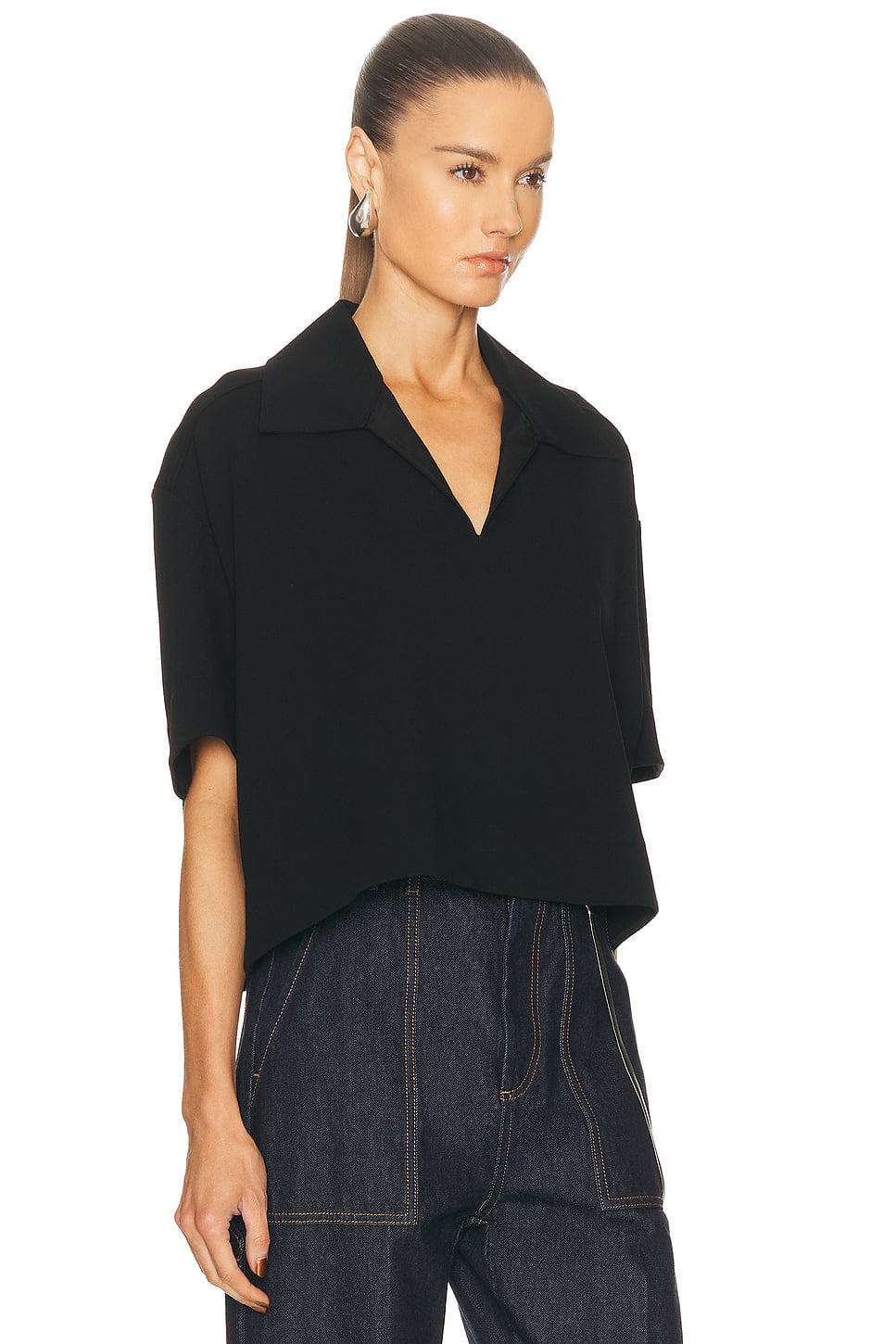 Jil Sander Short Sleeve Polo Top