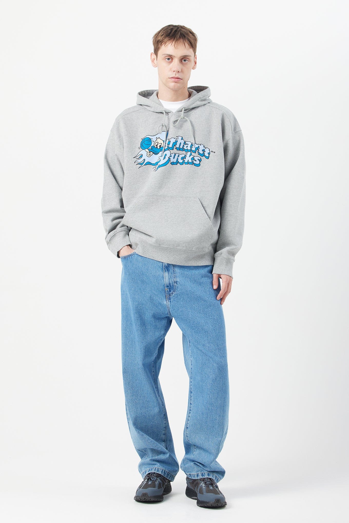 Carhartt WIP HOODED FLAMING DUCKS SWEATSHIRT