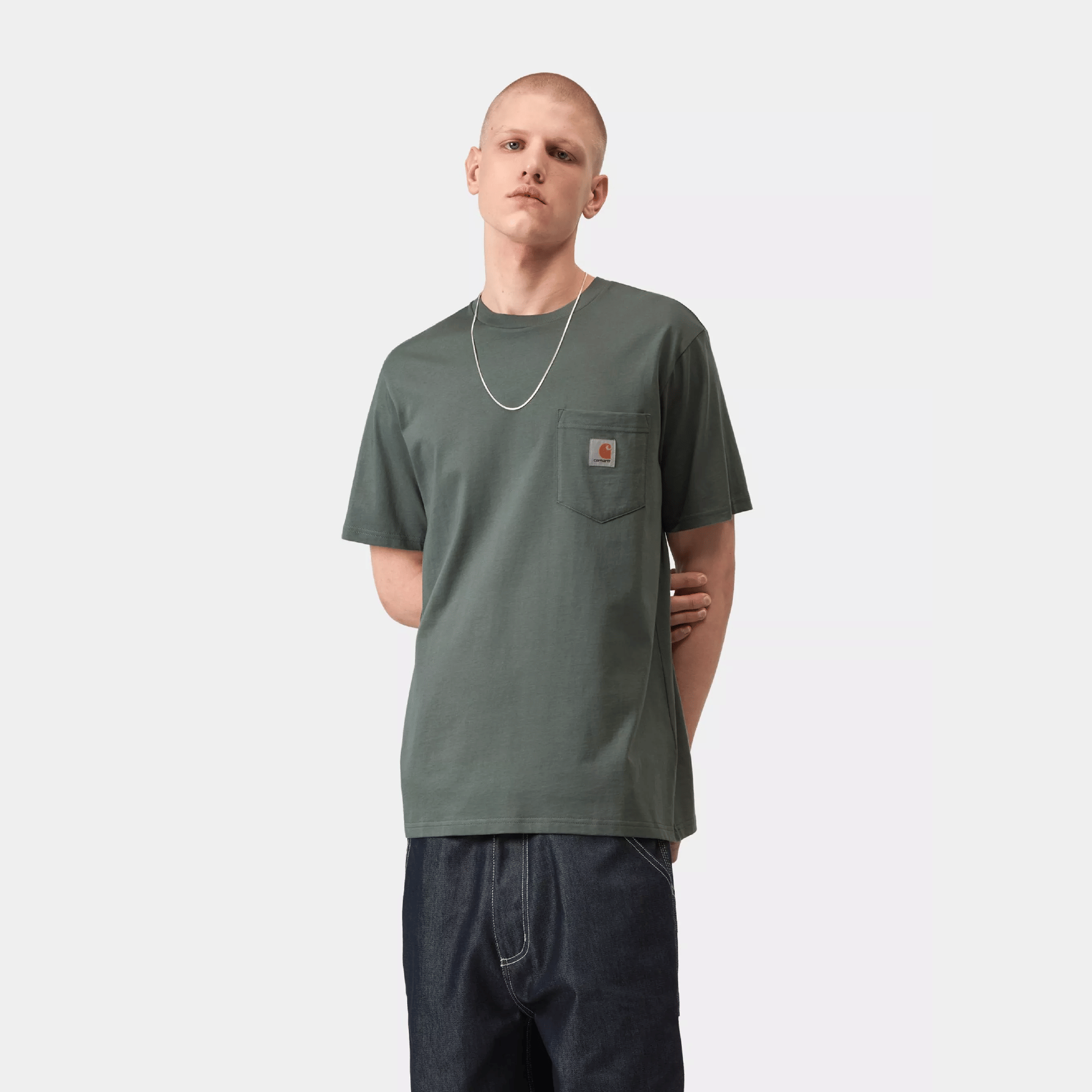 Carhartt WIP S/S POCKET T-Shirt (VELVET GREEN)