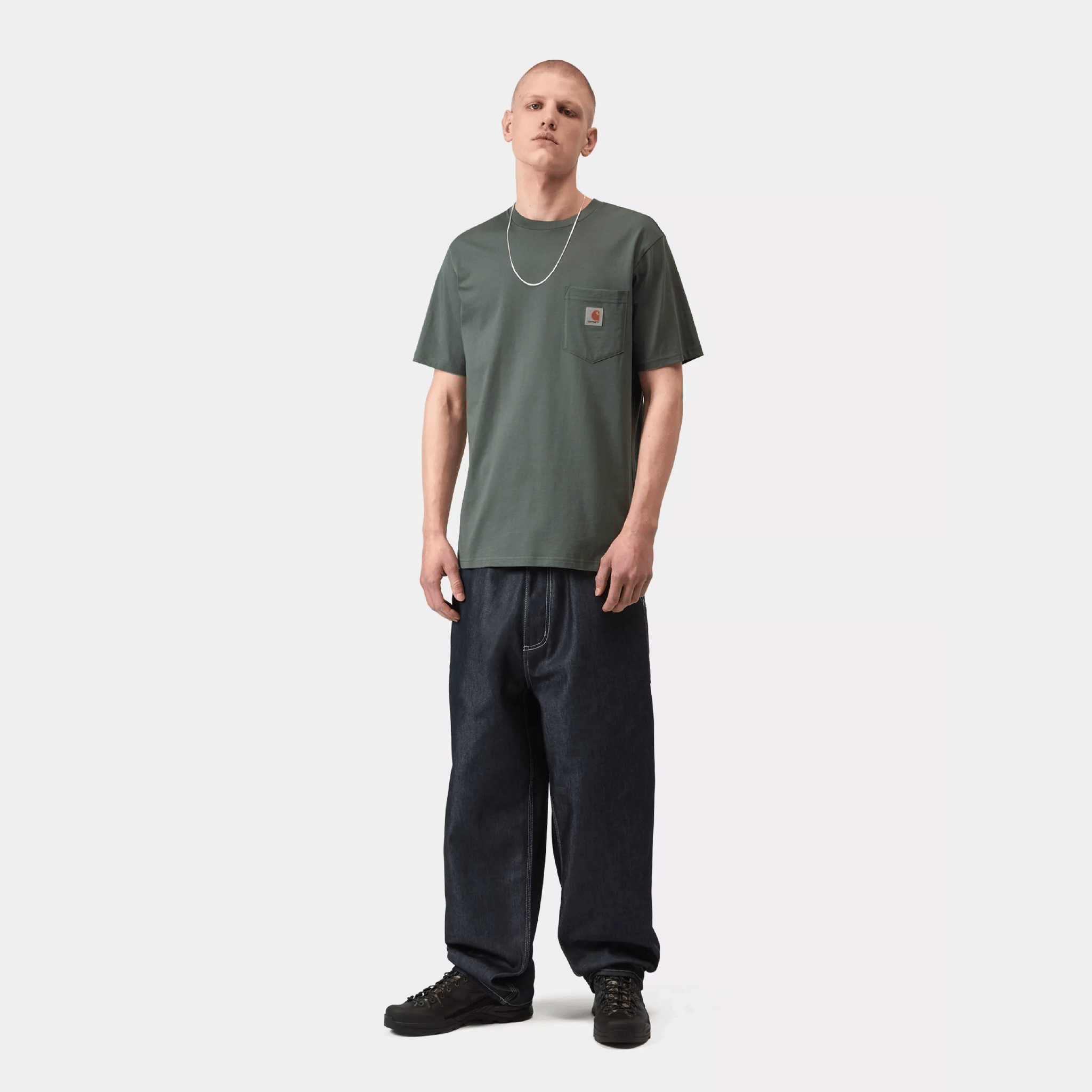 Carhartt WIP S/S POCKET T-Shirt (VELVET GREEN)