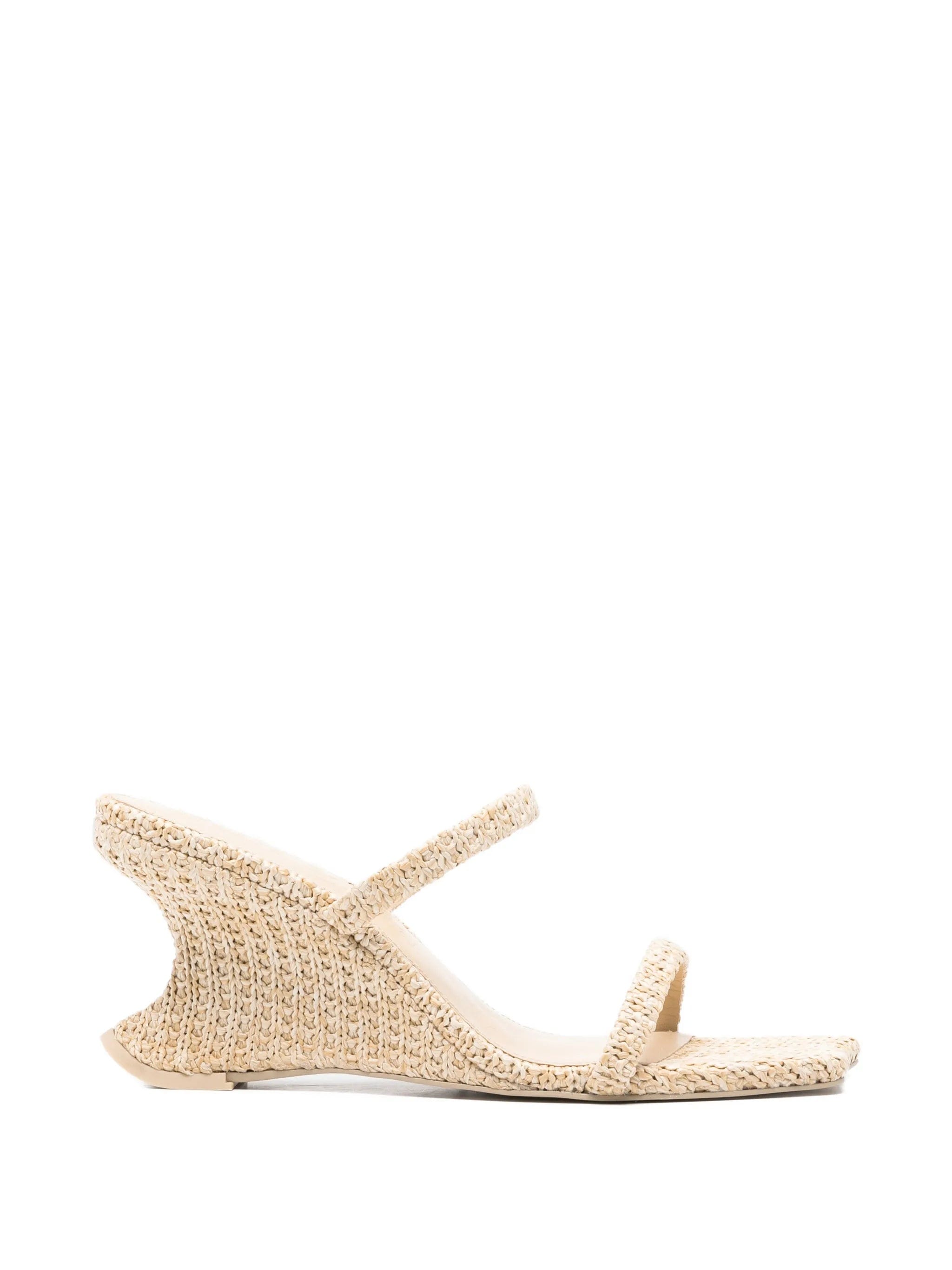 Cult Gaia Raven woven sandals