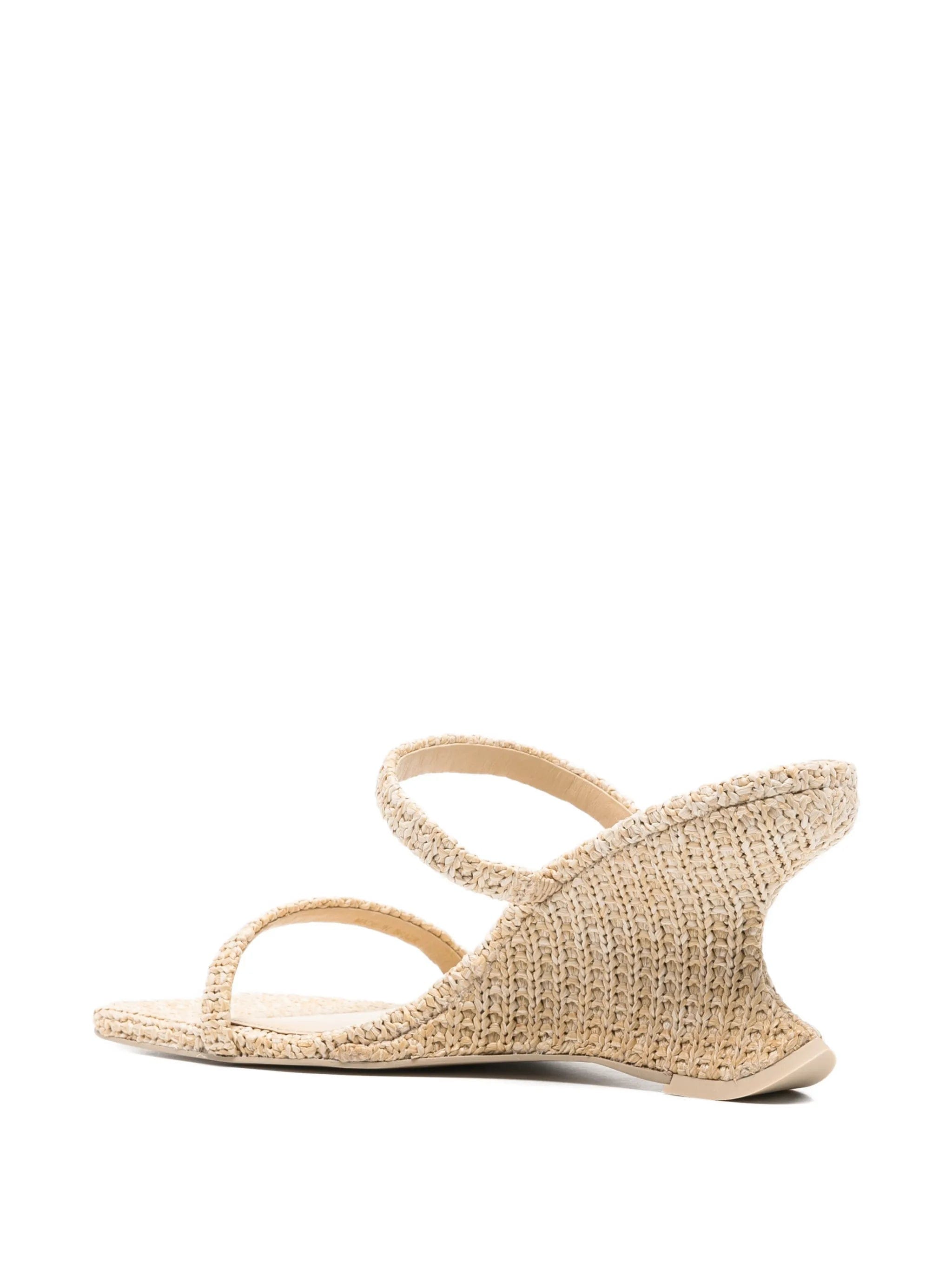 Cult Gaia Raven woven sandals