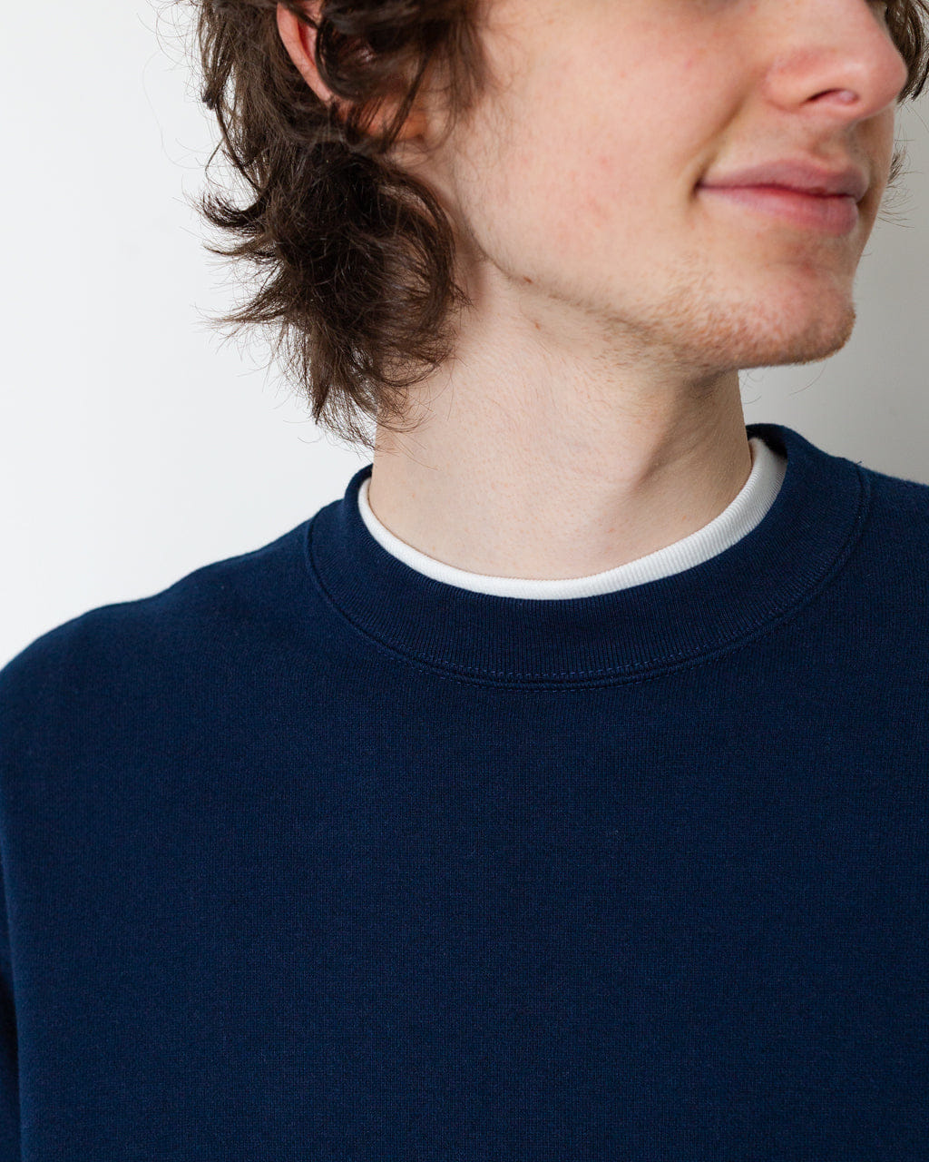 Beams Plus Sweat Crew - Navy