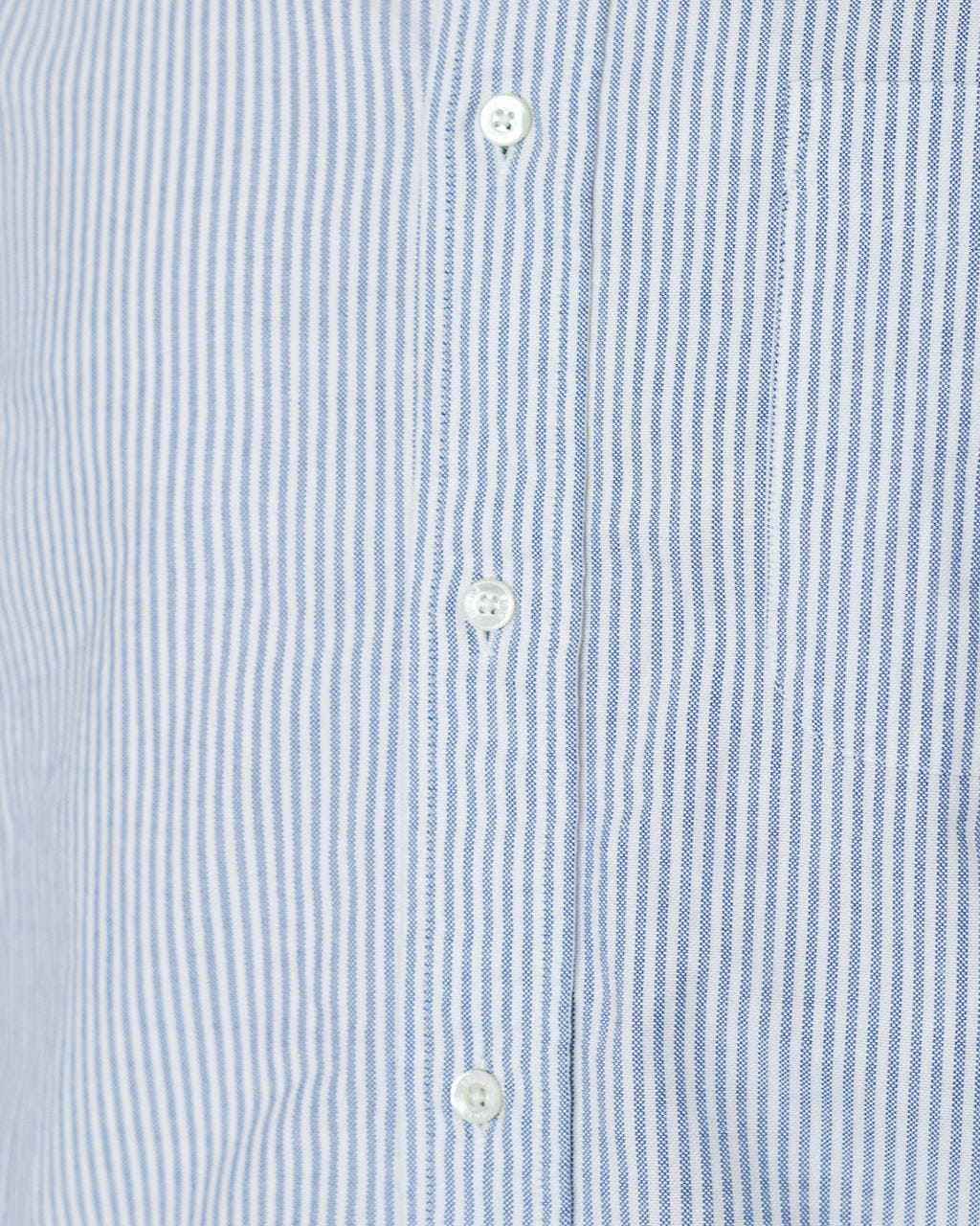 Beams Plus Oxford Candy Stripe Shirt - Blue