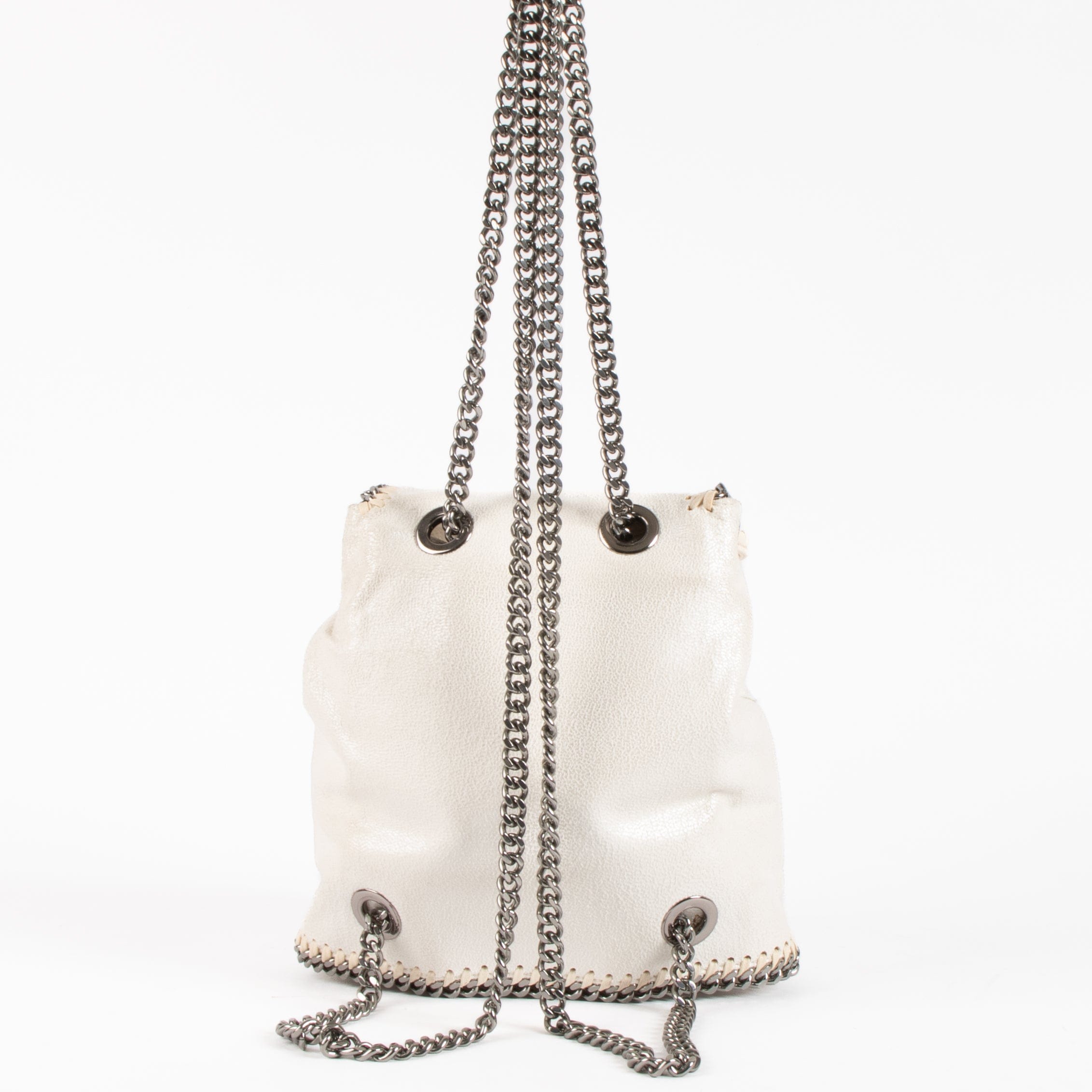 Stella Mccartney White Falabella Mini Backpack