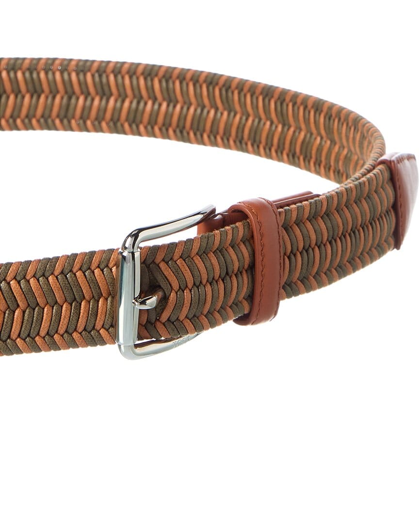 Tod’S Woven Leather Belt