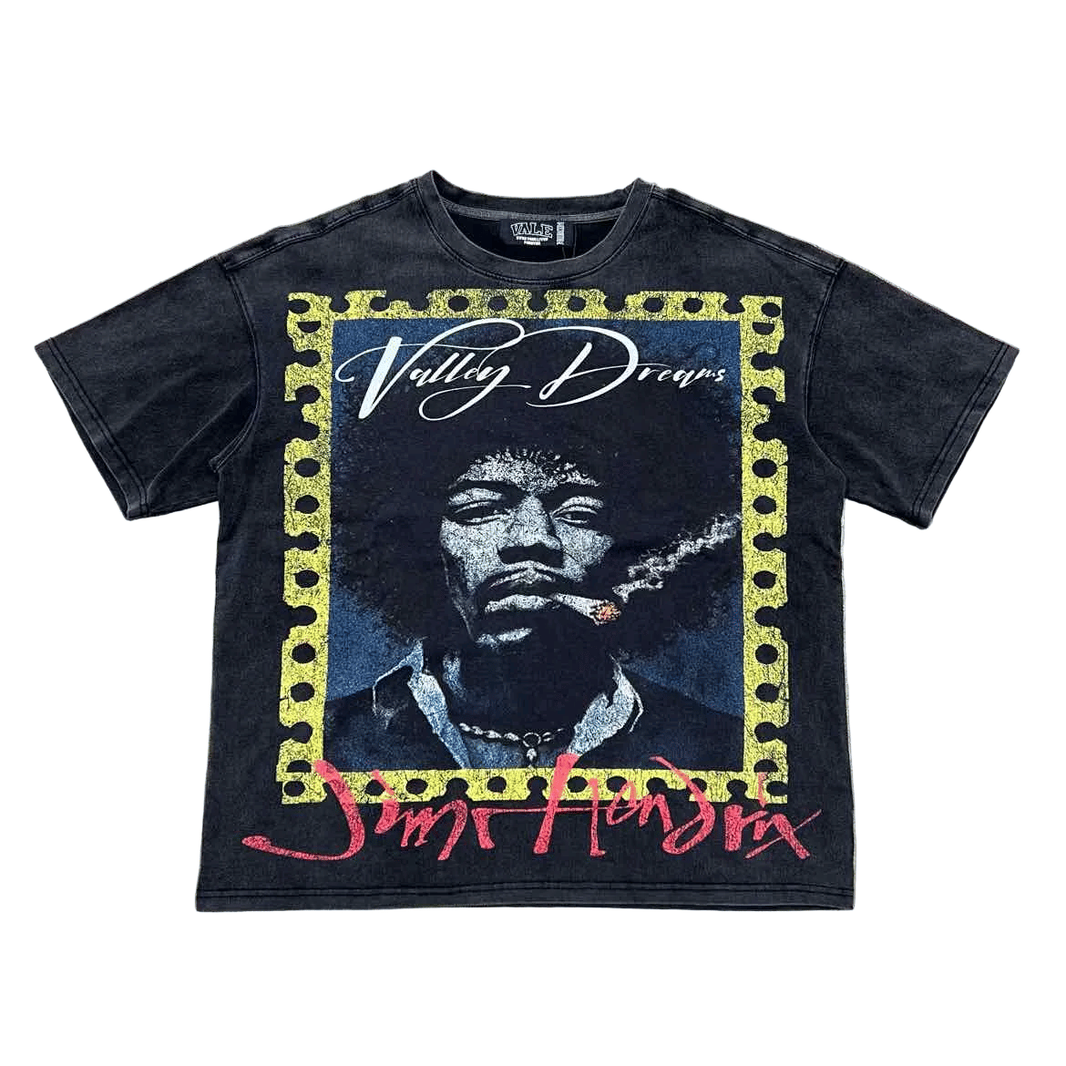 Vale T - Shirt JIMMY HENDRIX Black New Size M