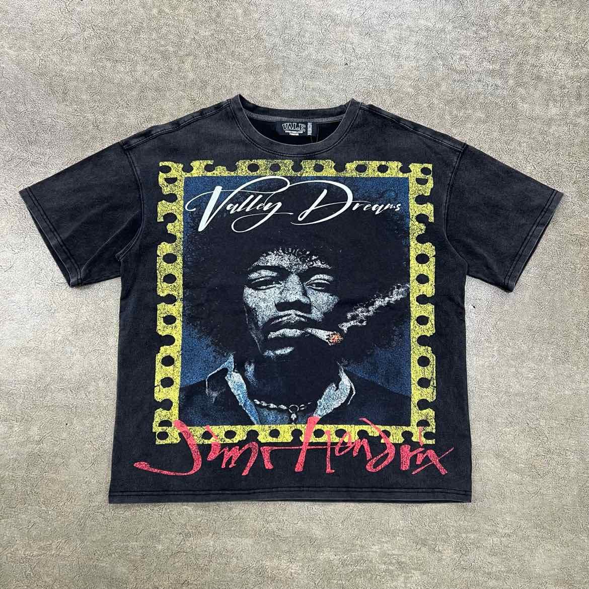 Vale T - Shirt JIMMY HENDRIX Black New Size M