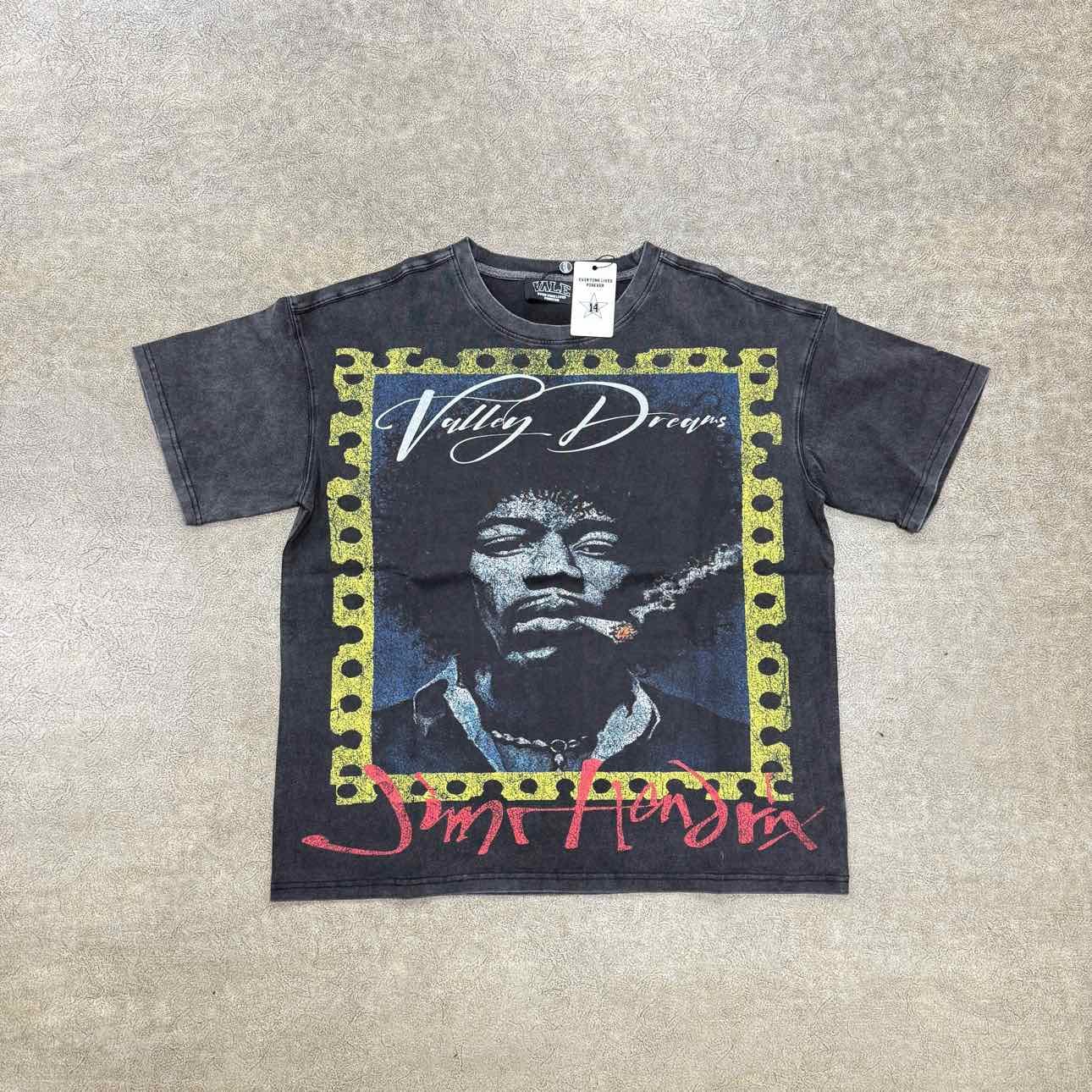 Vale T - Shirt JIMMY HENDRIX Black New Size L