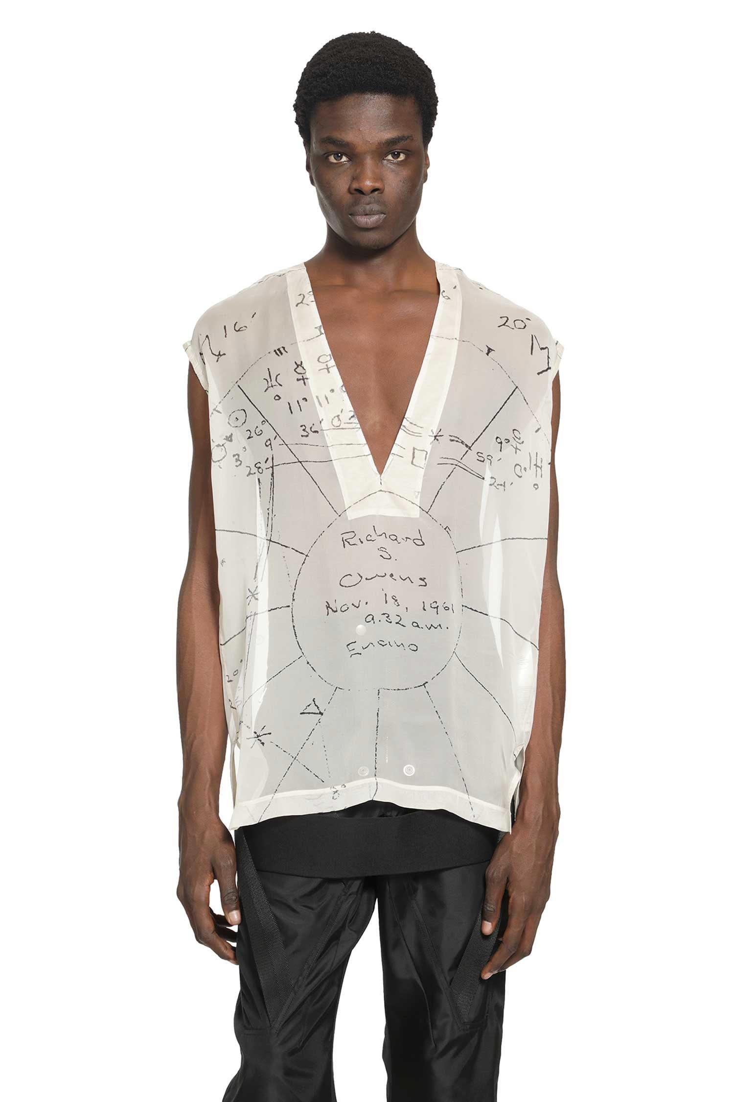 RICK OWENS Flightsuit Silk Top