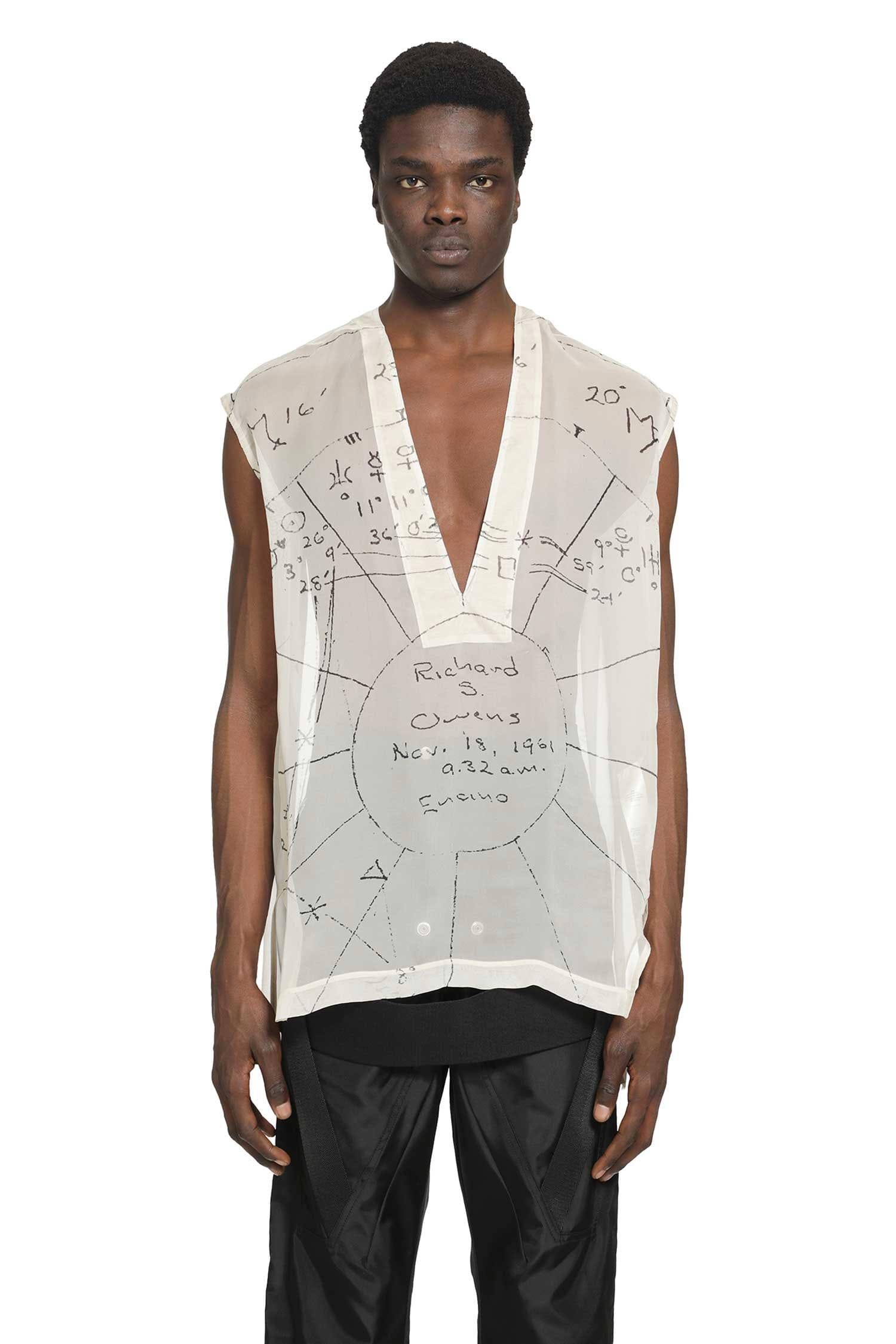 RICK OWENS Flightsuit Silk Top