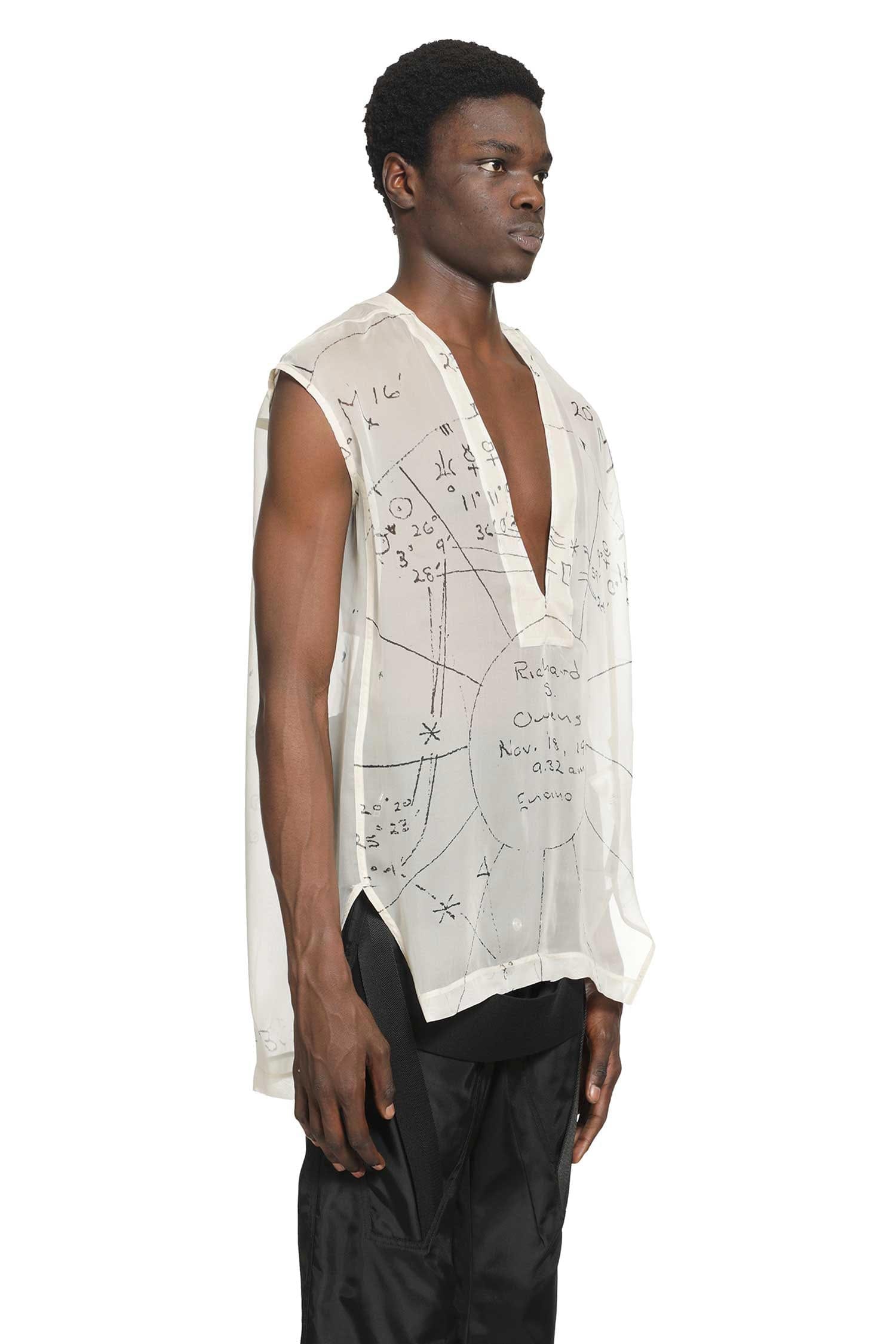 RICK OWENS Flightsuit Silk Top