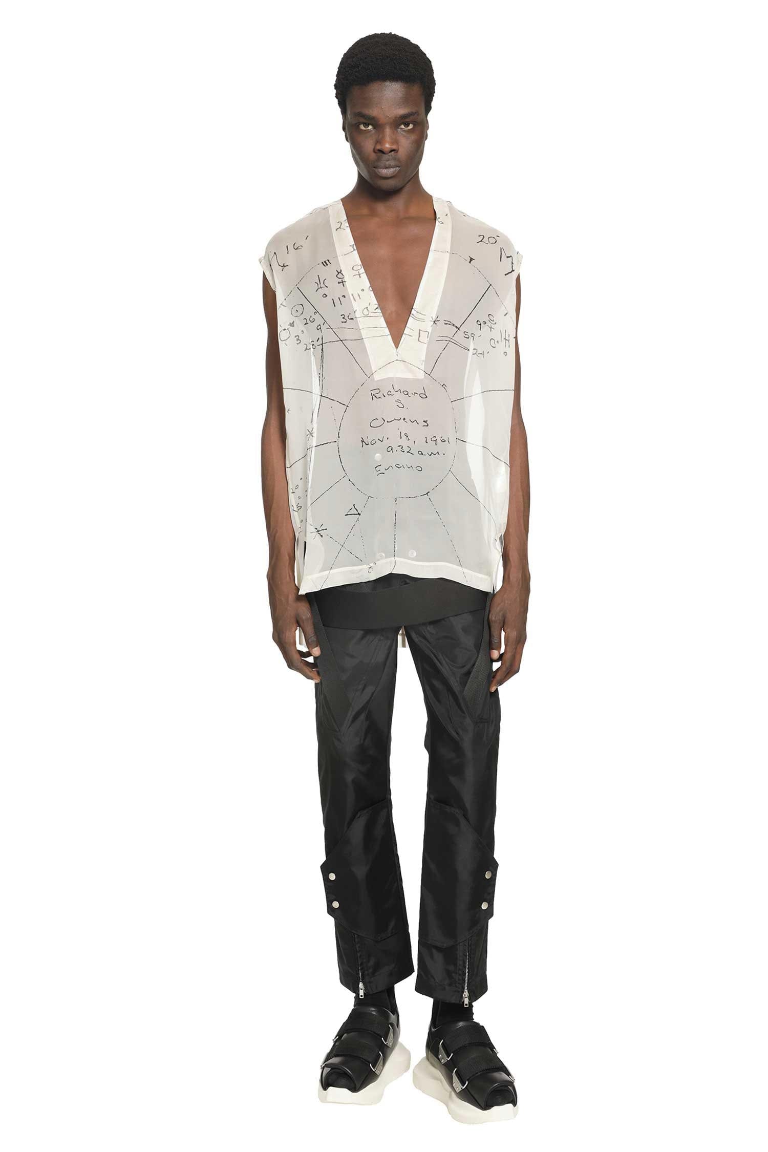 RICK OWENS Flightsuit Silk Top