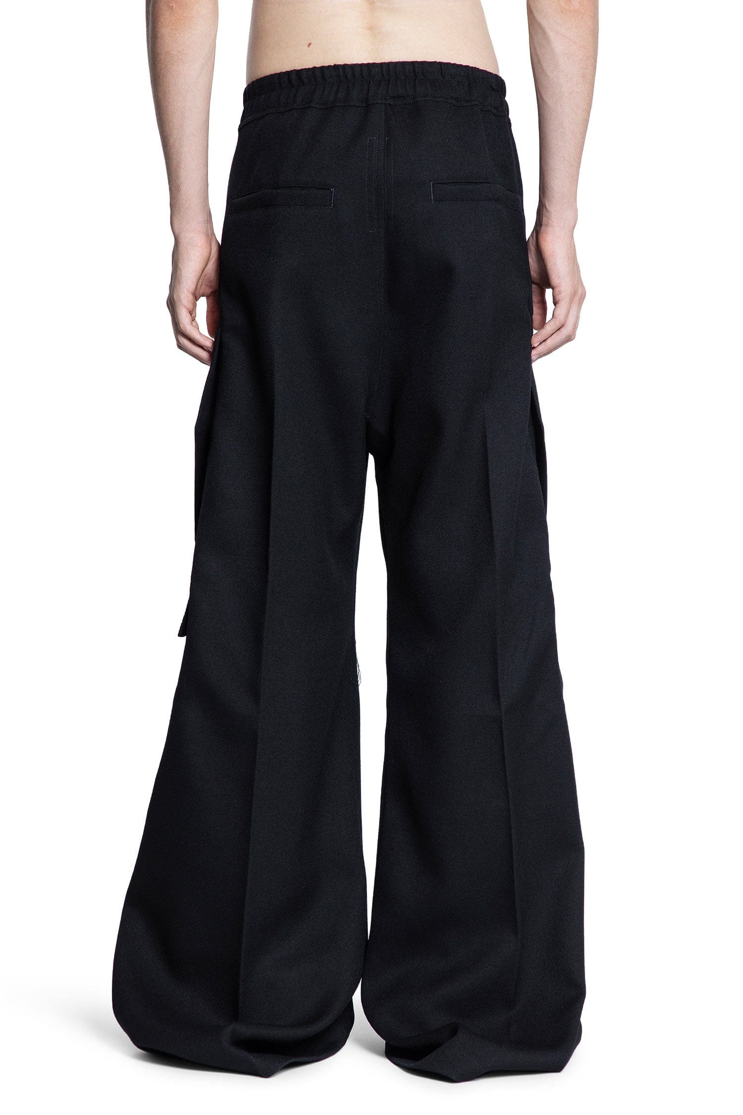 RICK OWENS Concordians Cargobelas in Wool Drill