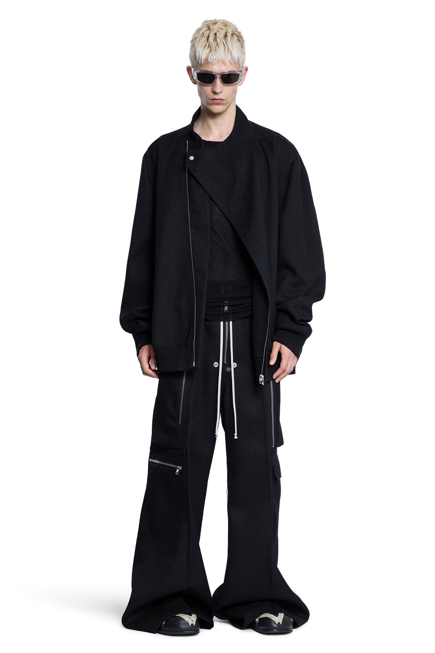 RICK OWENS Concordians Cargobelas in Wool Drill
