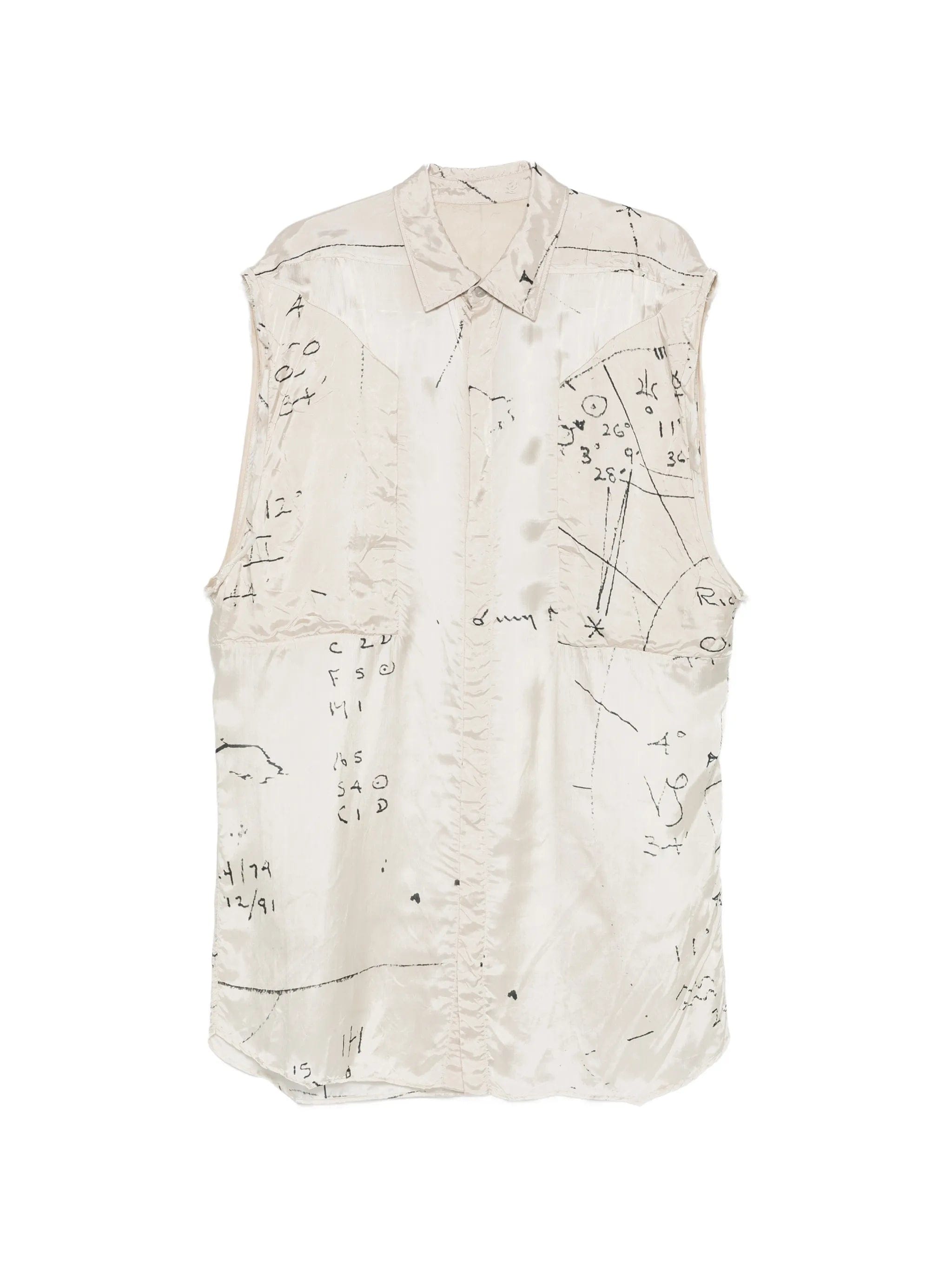 Rick Owens sleeveless outer shirt
