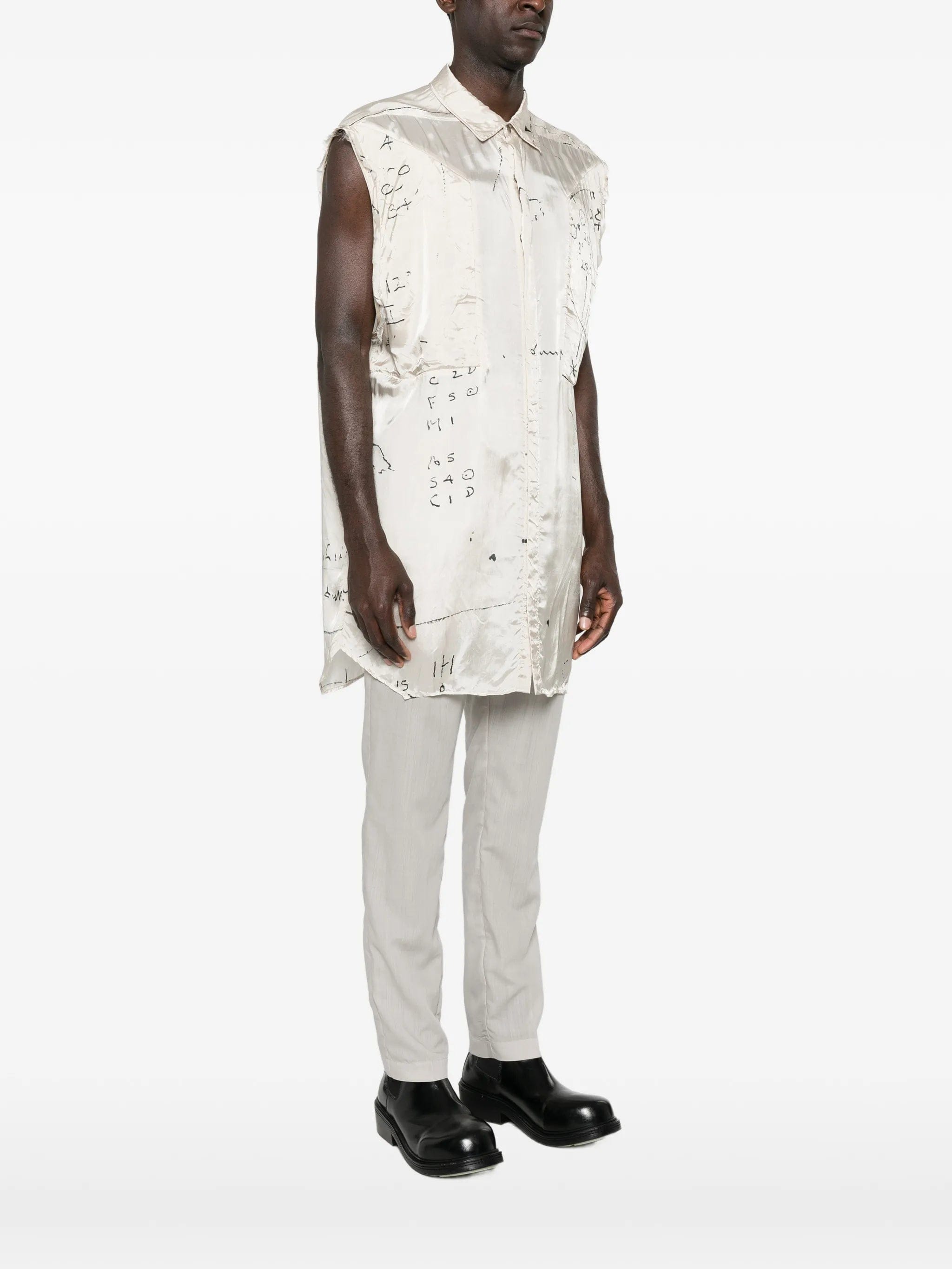Rick Owens sleeveless outer shirt