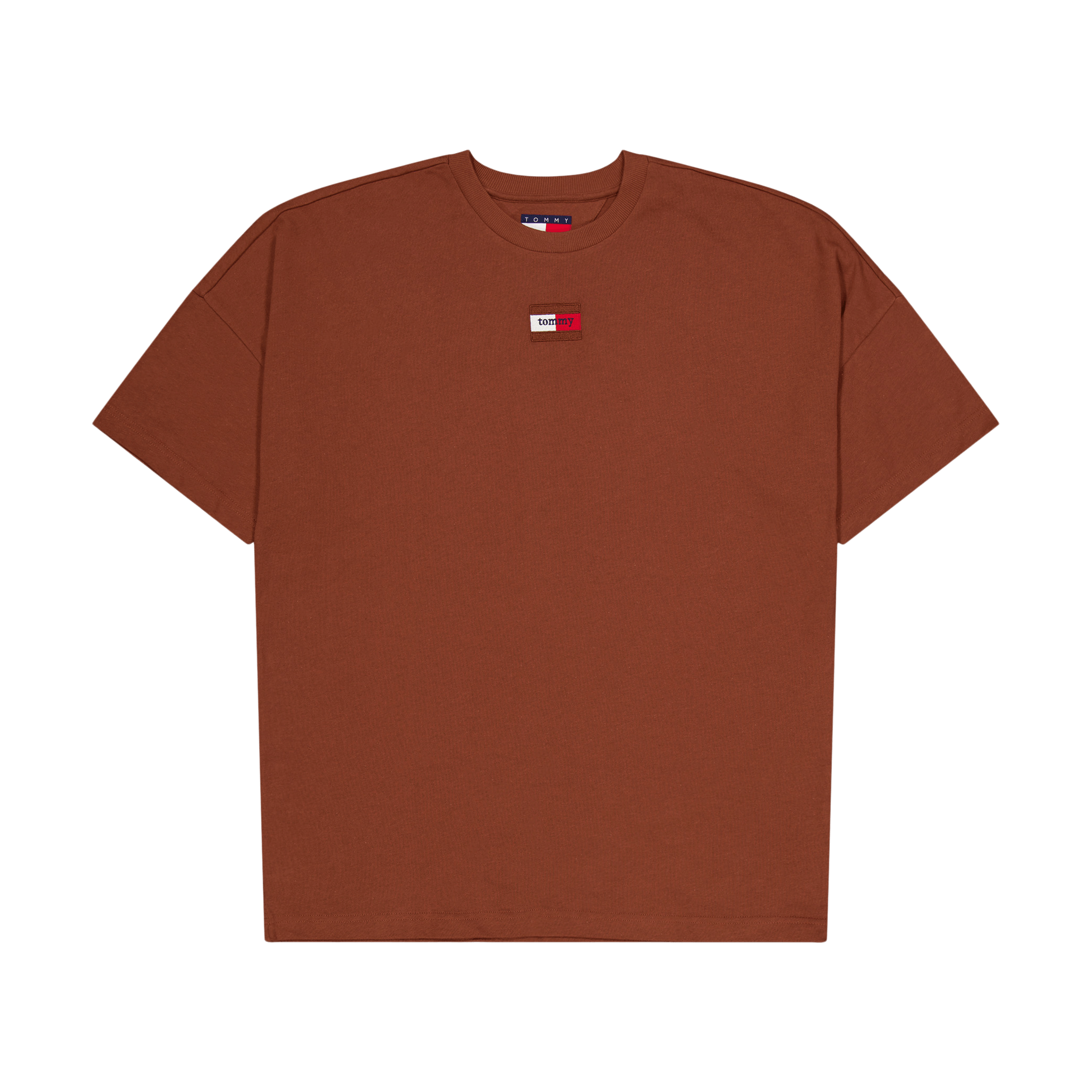 Tommy Jeans Tjcu Ess Ss T-Shirt Gmt Wash Pumpkin Paradise