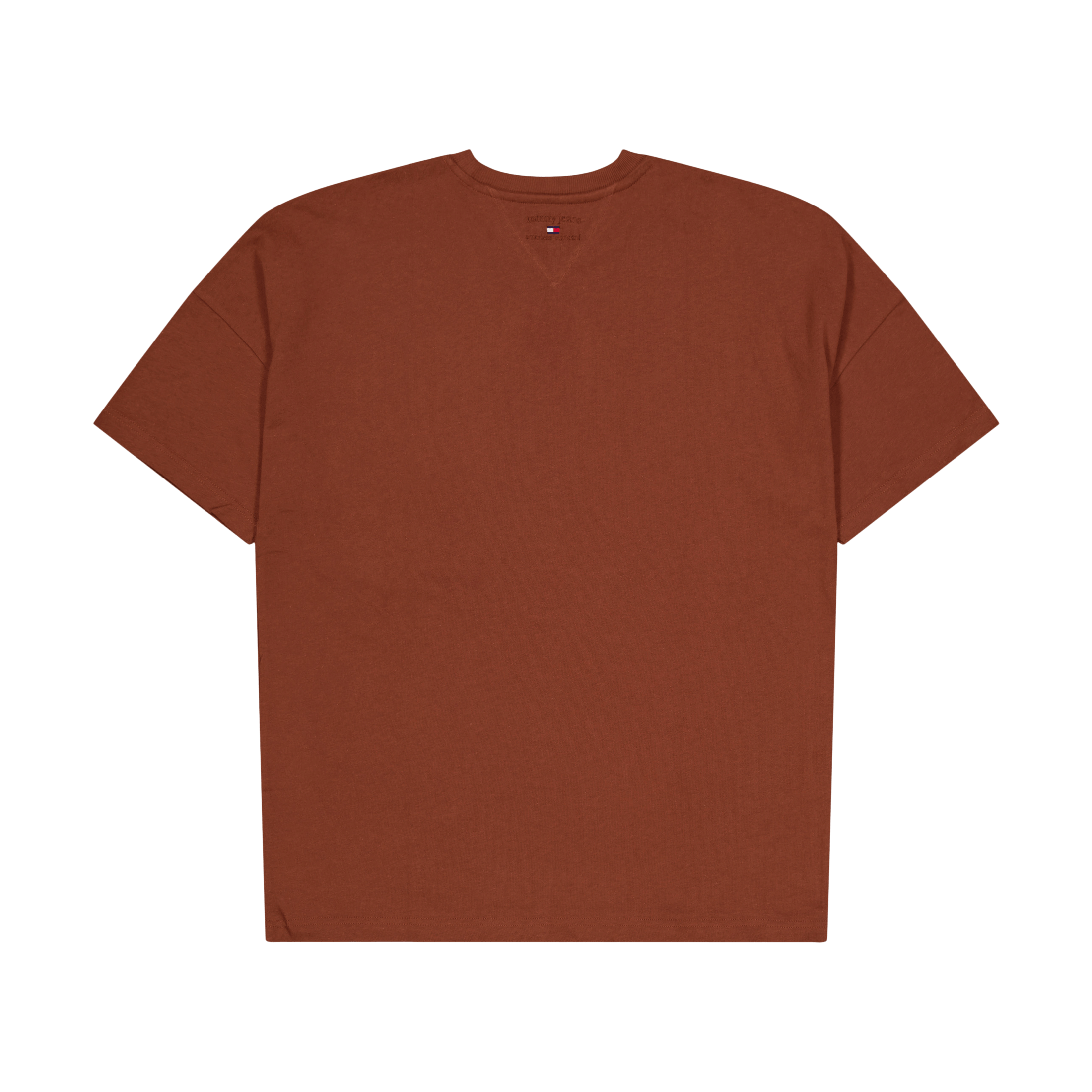 Tommy Jeans Tjcu Ess Ss T-Shirt Gmt Wash Pumpkin Paradise