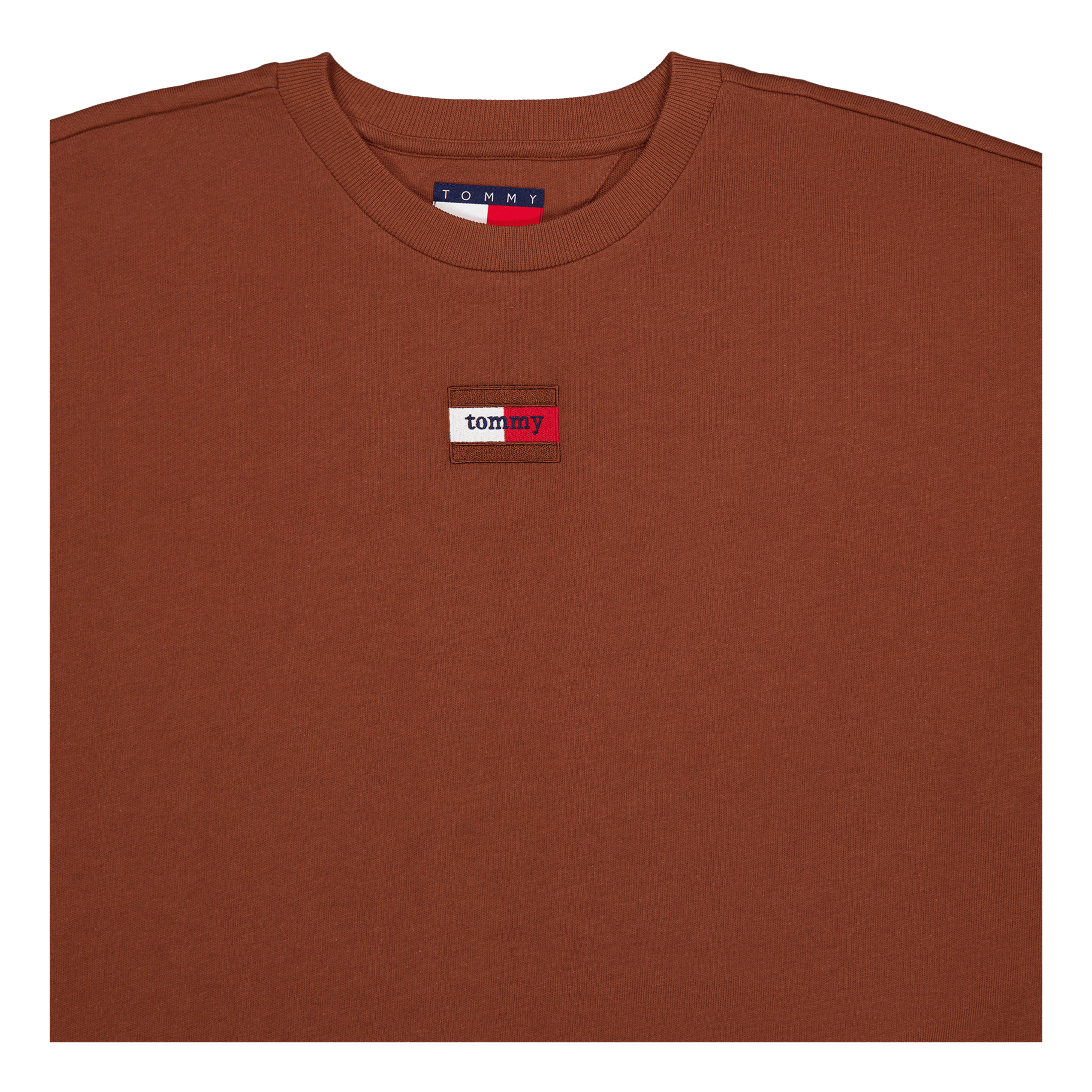 Tommy Jeans Tjcu Ess Ss T-Shirt Gmt Wash Pumpkin Paradise
