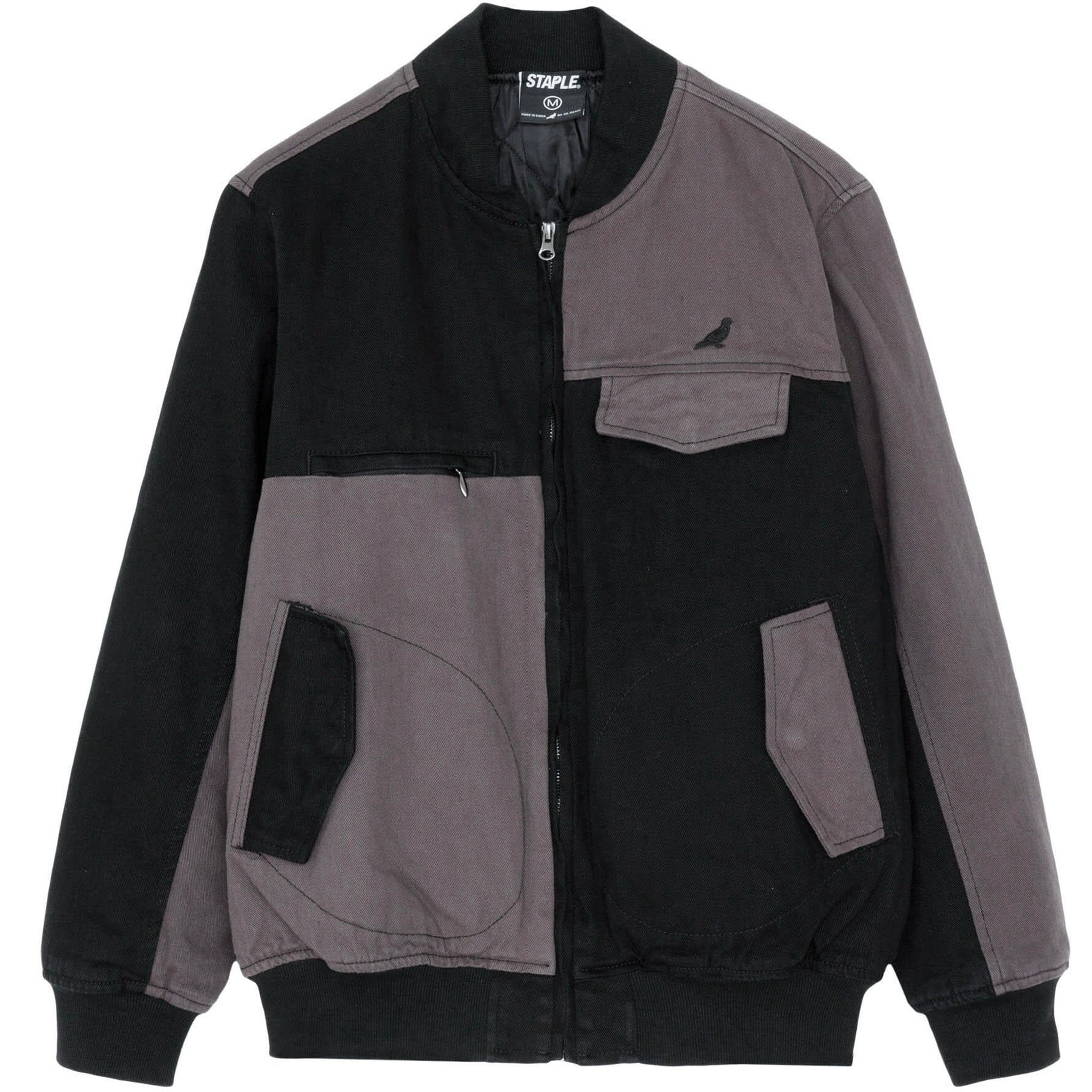 Staple TWILL PANEL BOMBER JACKET