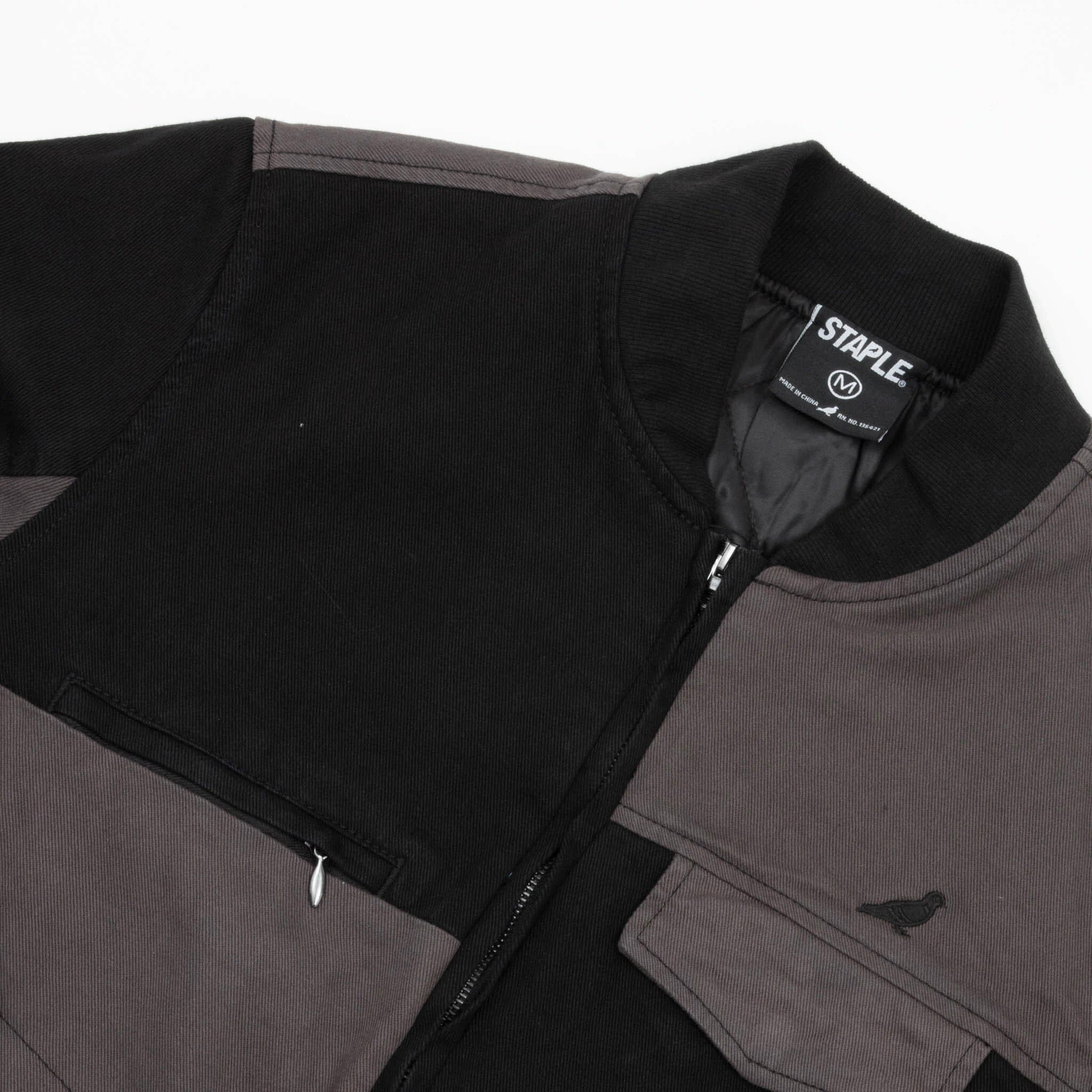 Staple TWILL PANEL BOMBER JACKET