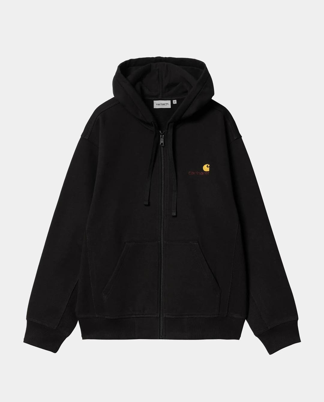 Carhartt WIP - Hooded American Script Jacket - Black
