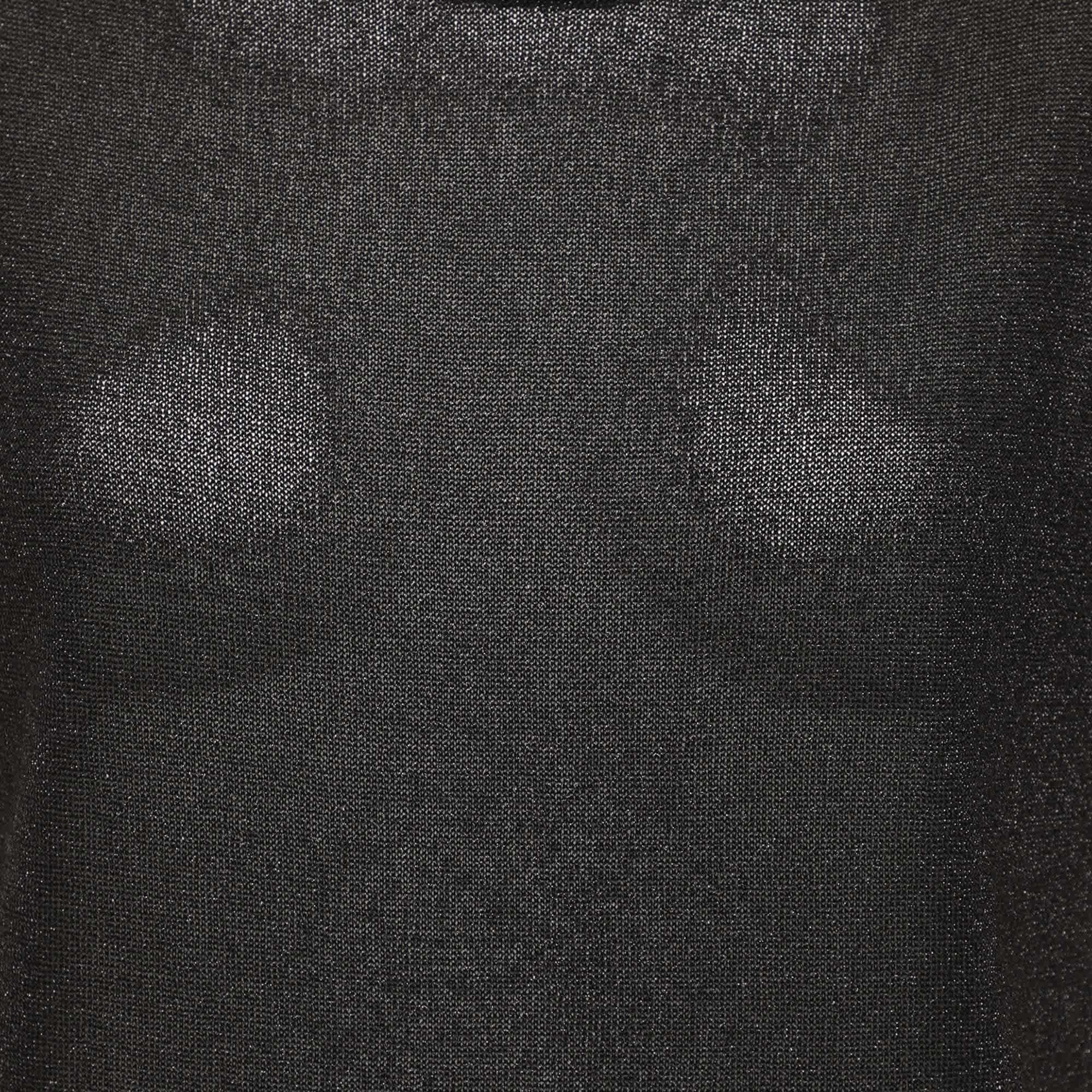 Missoni Black Shimmer Knit Tops