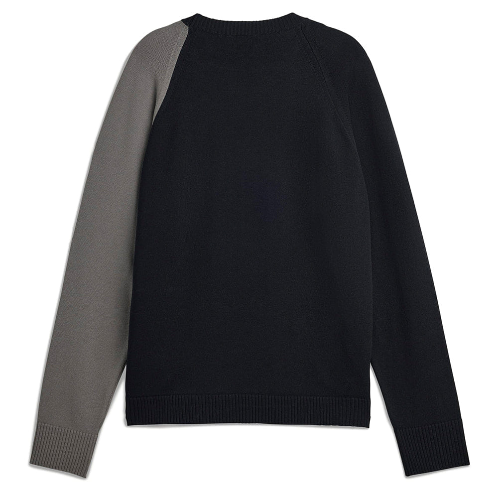 Y - 3 LOGO KNIT CREW SWEATER