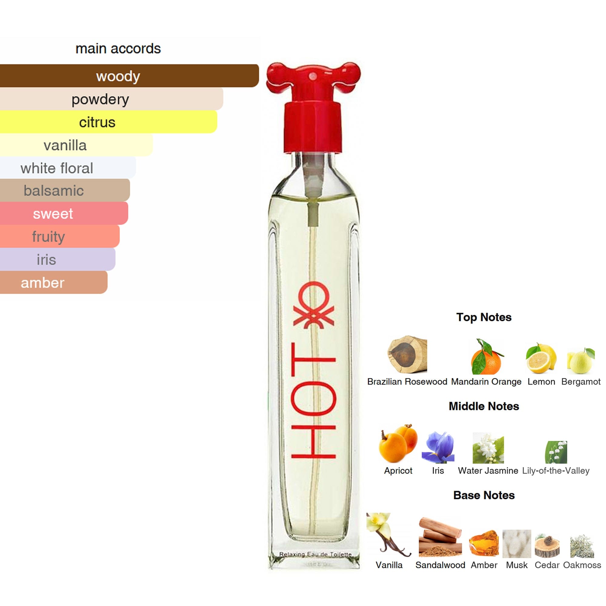 United Colors of Benetton Hot Perfume for Women EDT 100 ml