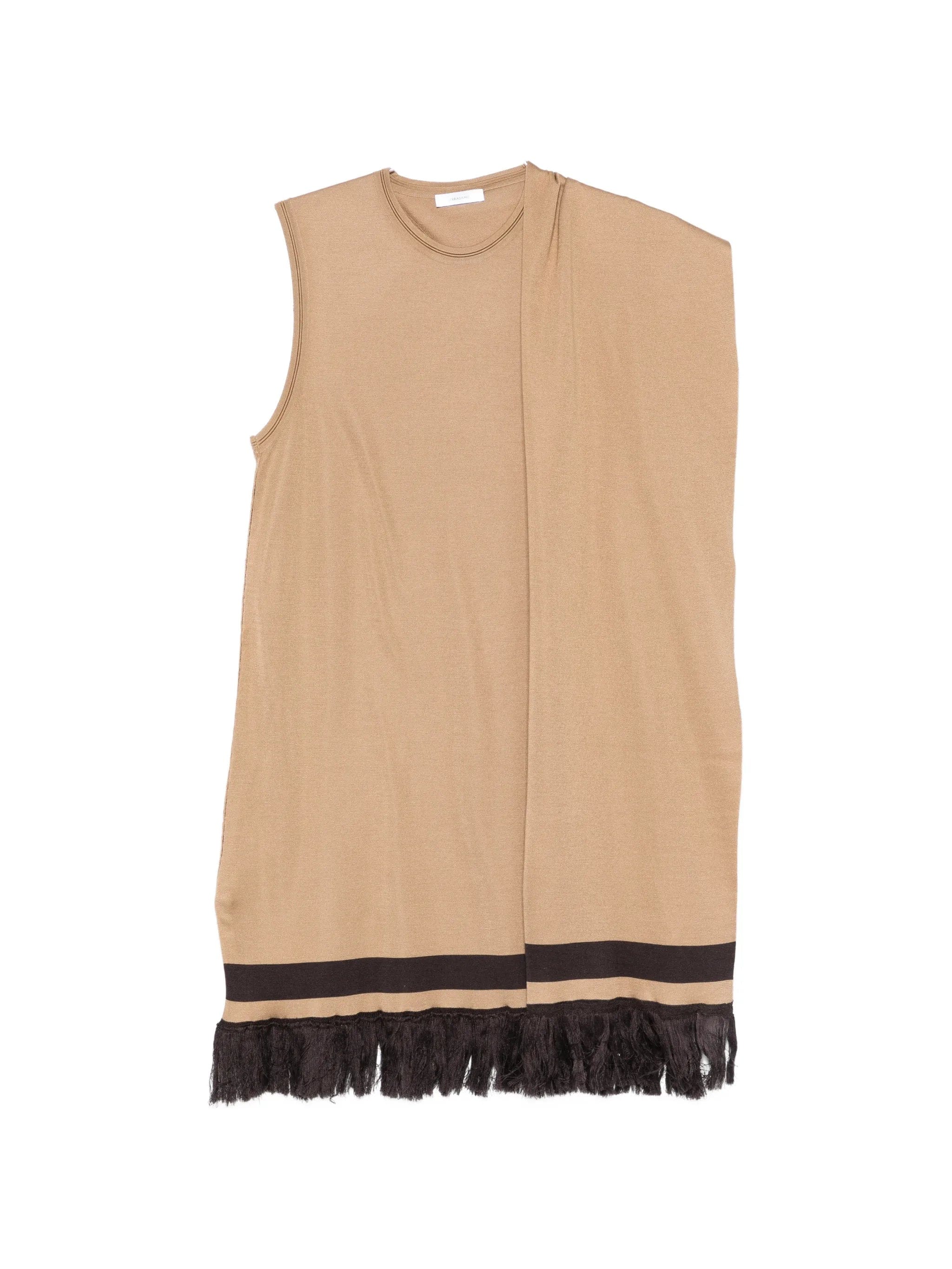 Ferragamo fringe - hem mini dress
