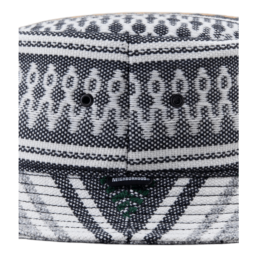 Neighborhood Mexican Blanket Bucket Hat Gray
