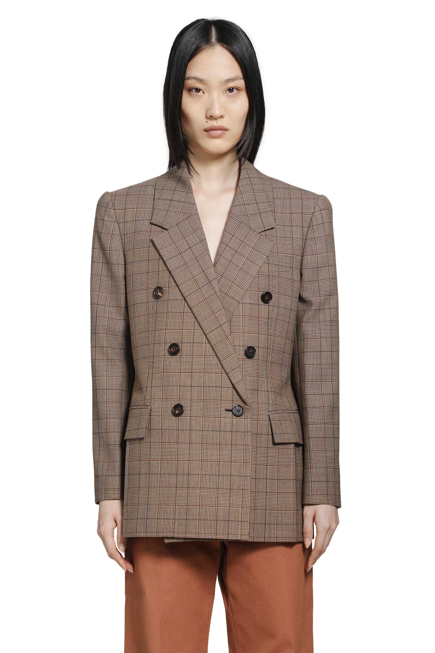 CHLOÉ Checked Wool Blazer