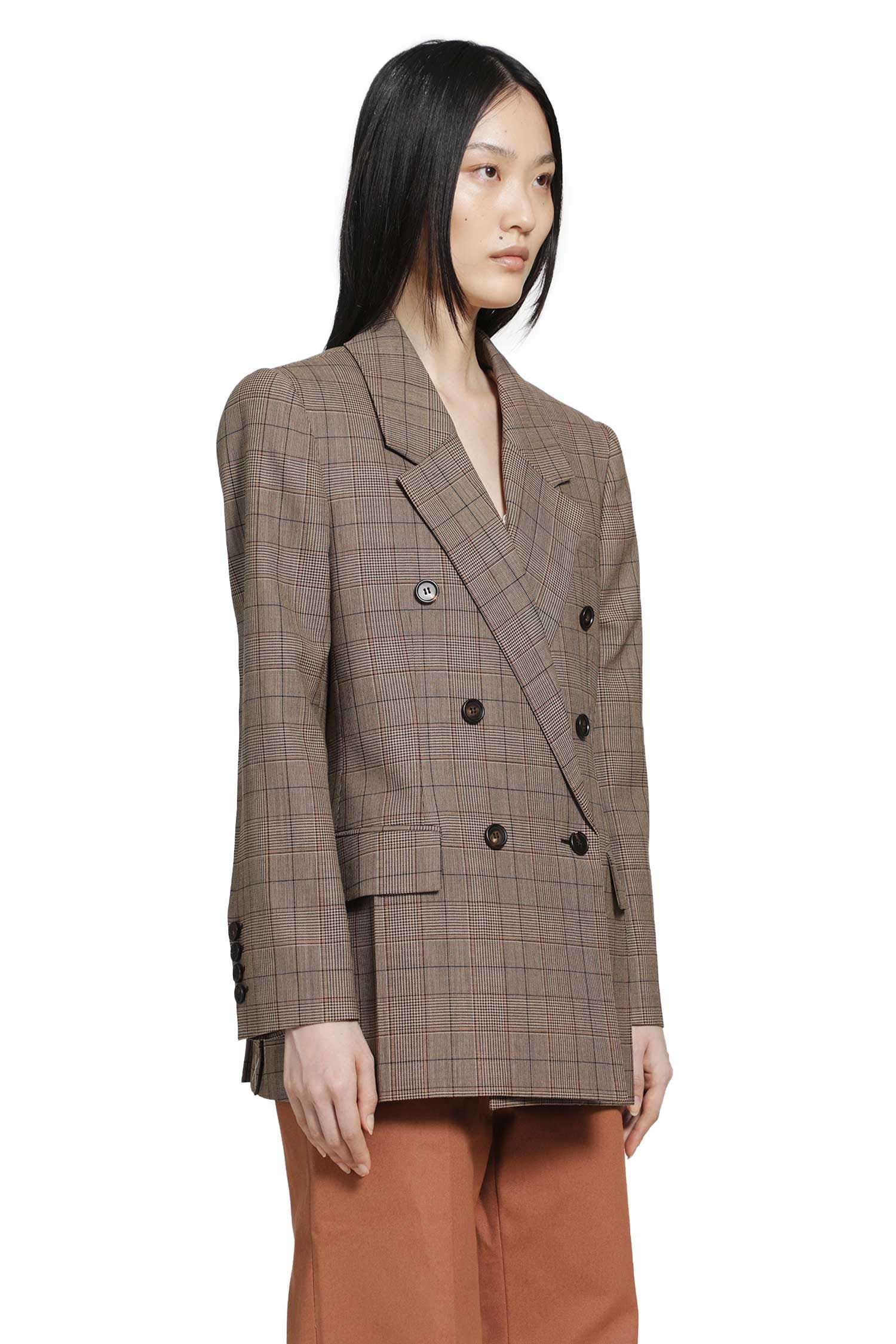 CHLOÉ Checked Wool Blazer