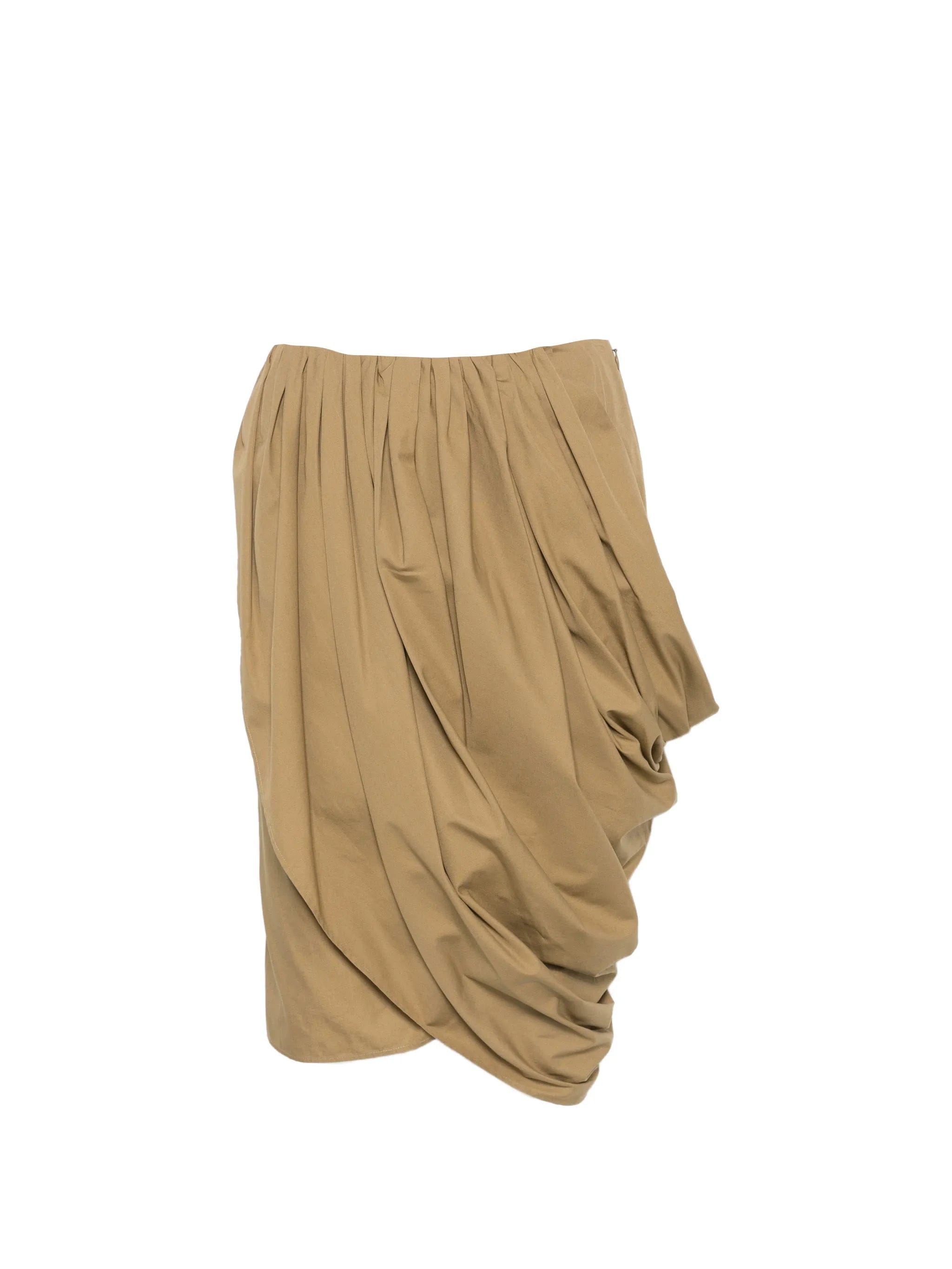 Chloé draped pleated skirt