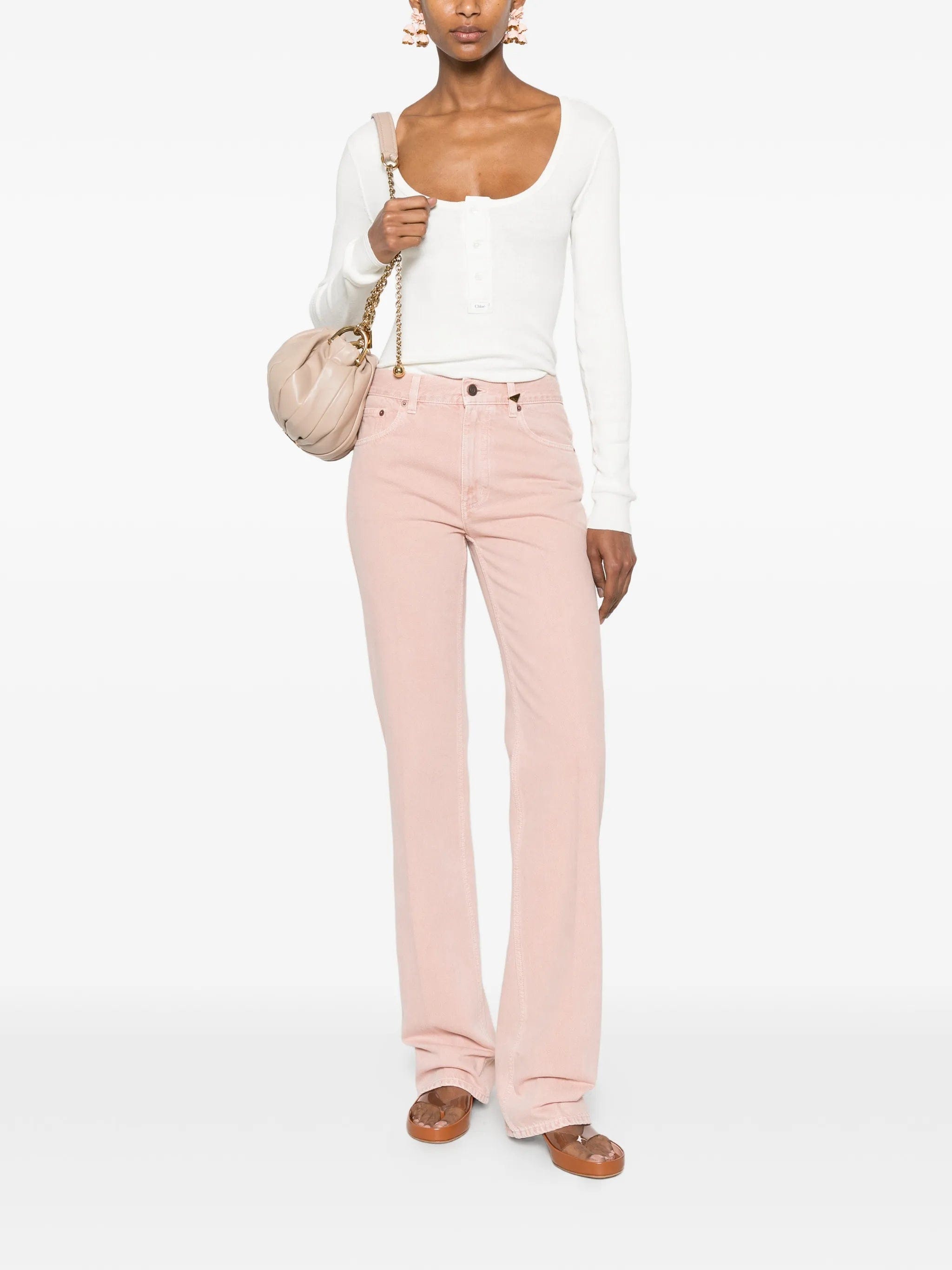 Chloé belt - loop pocket jeans