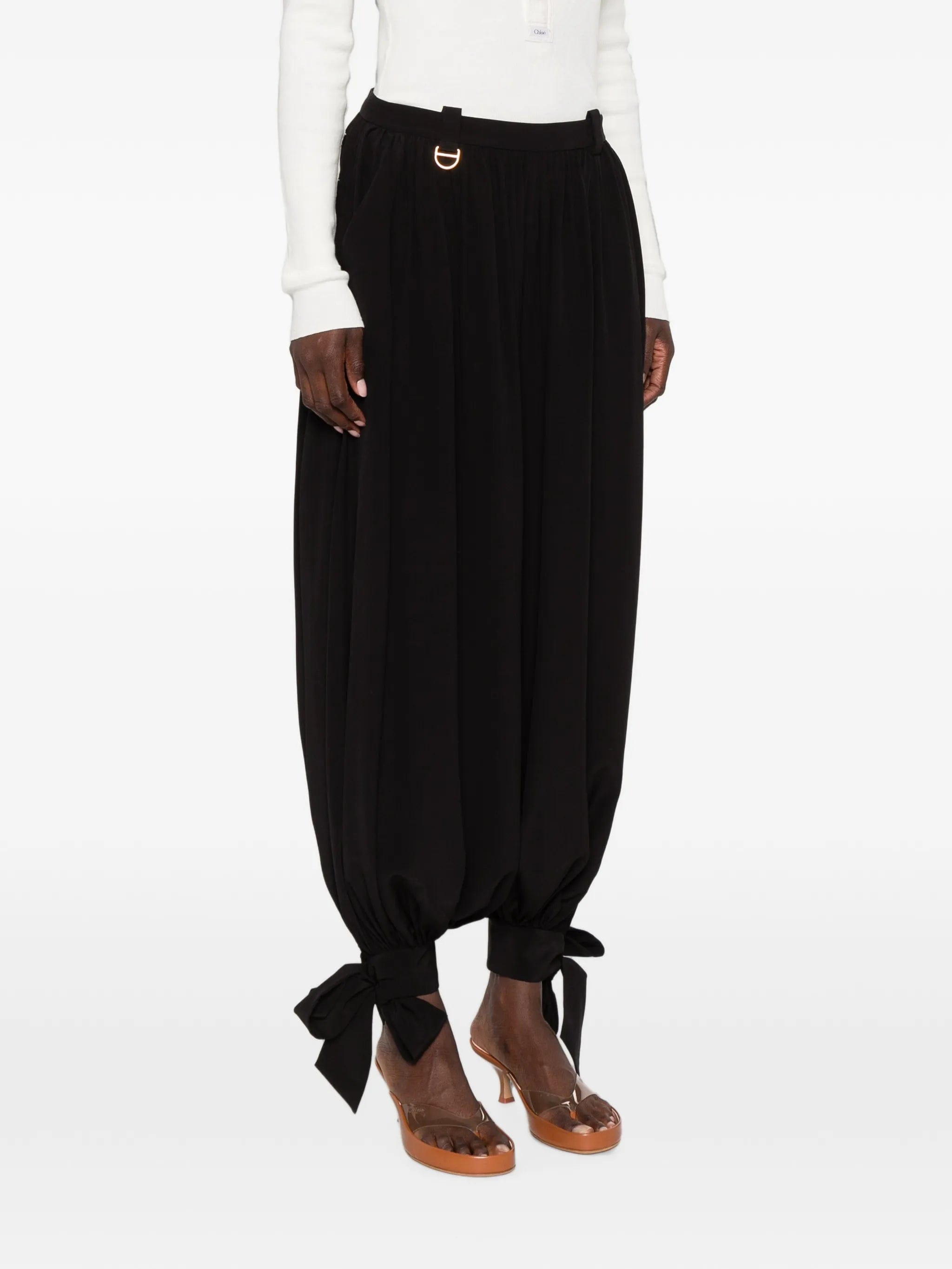 Chloé tie - detail trousers
