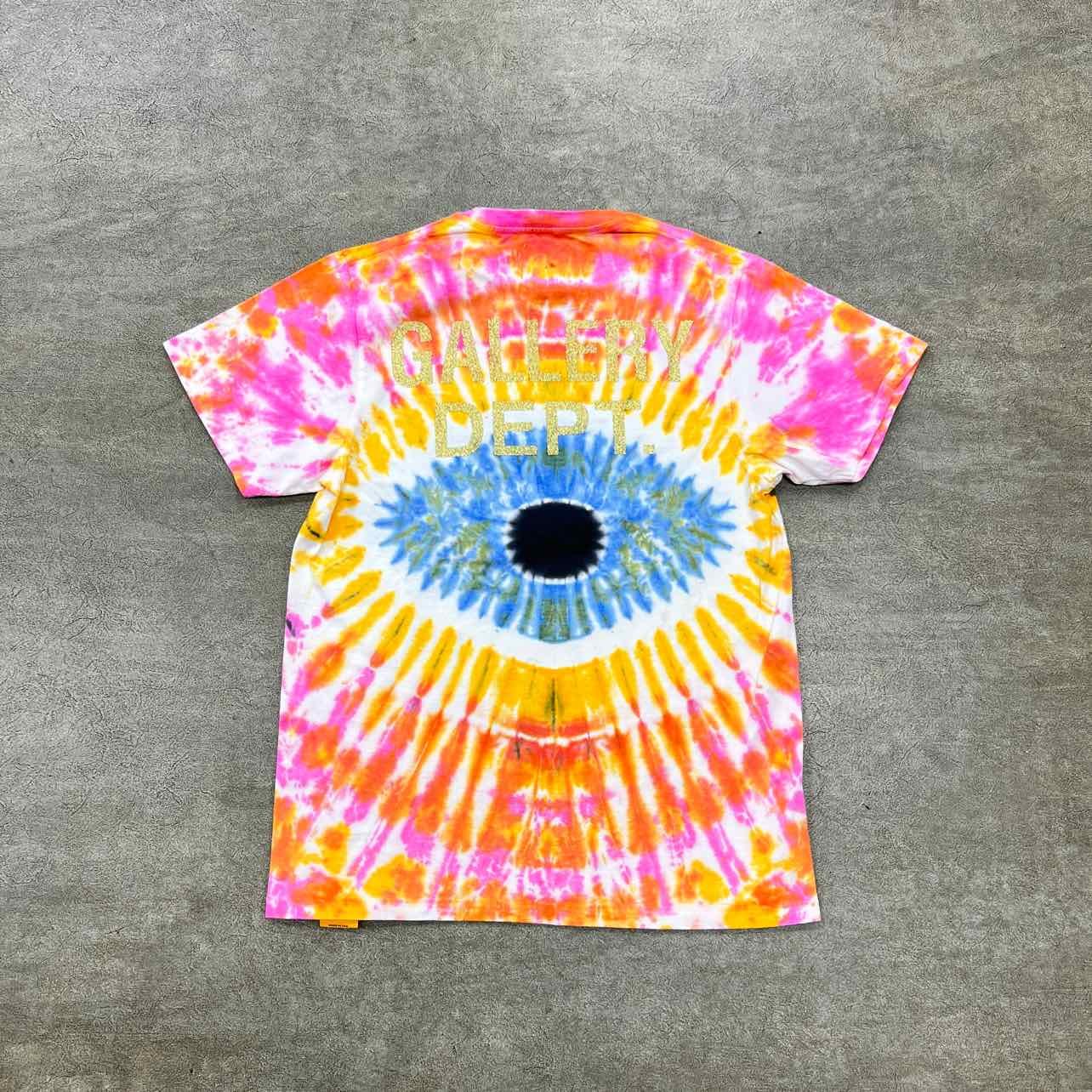 Gallery DEPT. T - Shirt EYE DYE Multi - Color New Size M