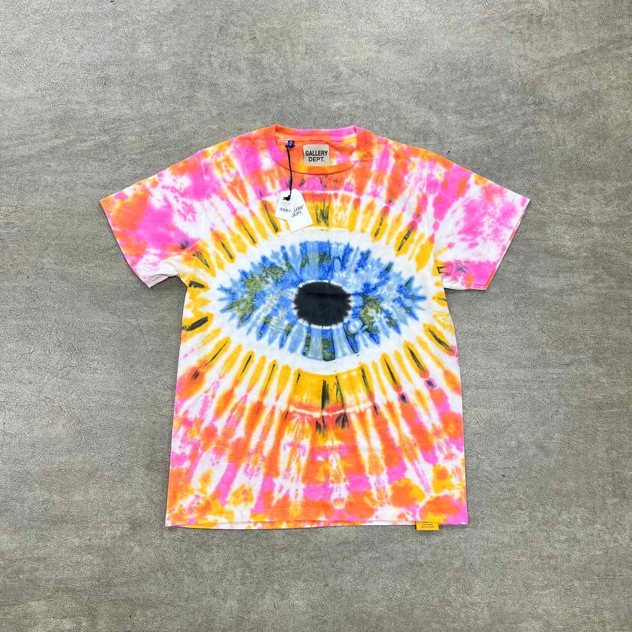 Gallery DEPT. T - Shirt EYE DYE Multi - Color New Size L