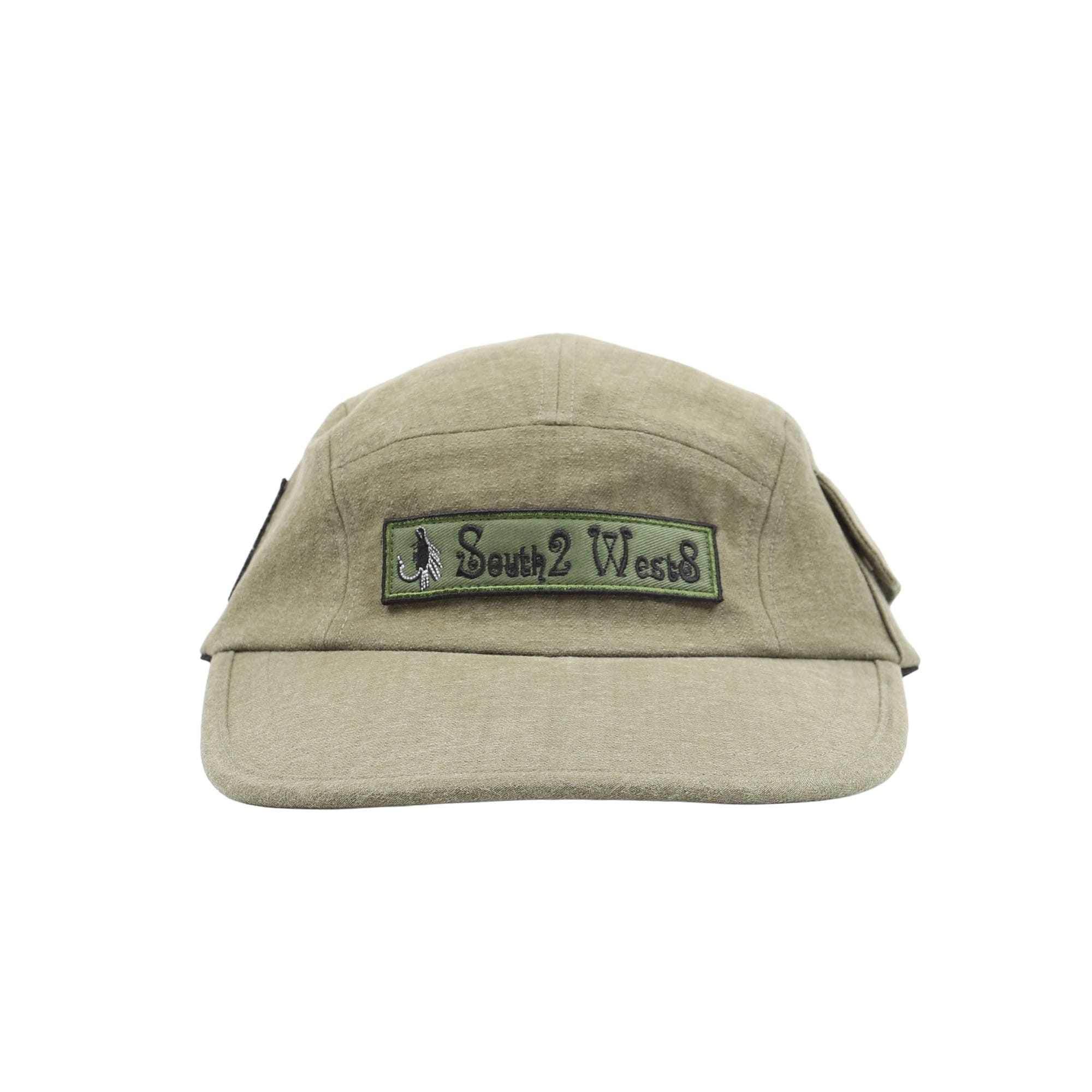 South2 West8 5 Panel Cap Herringbone - Olive