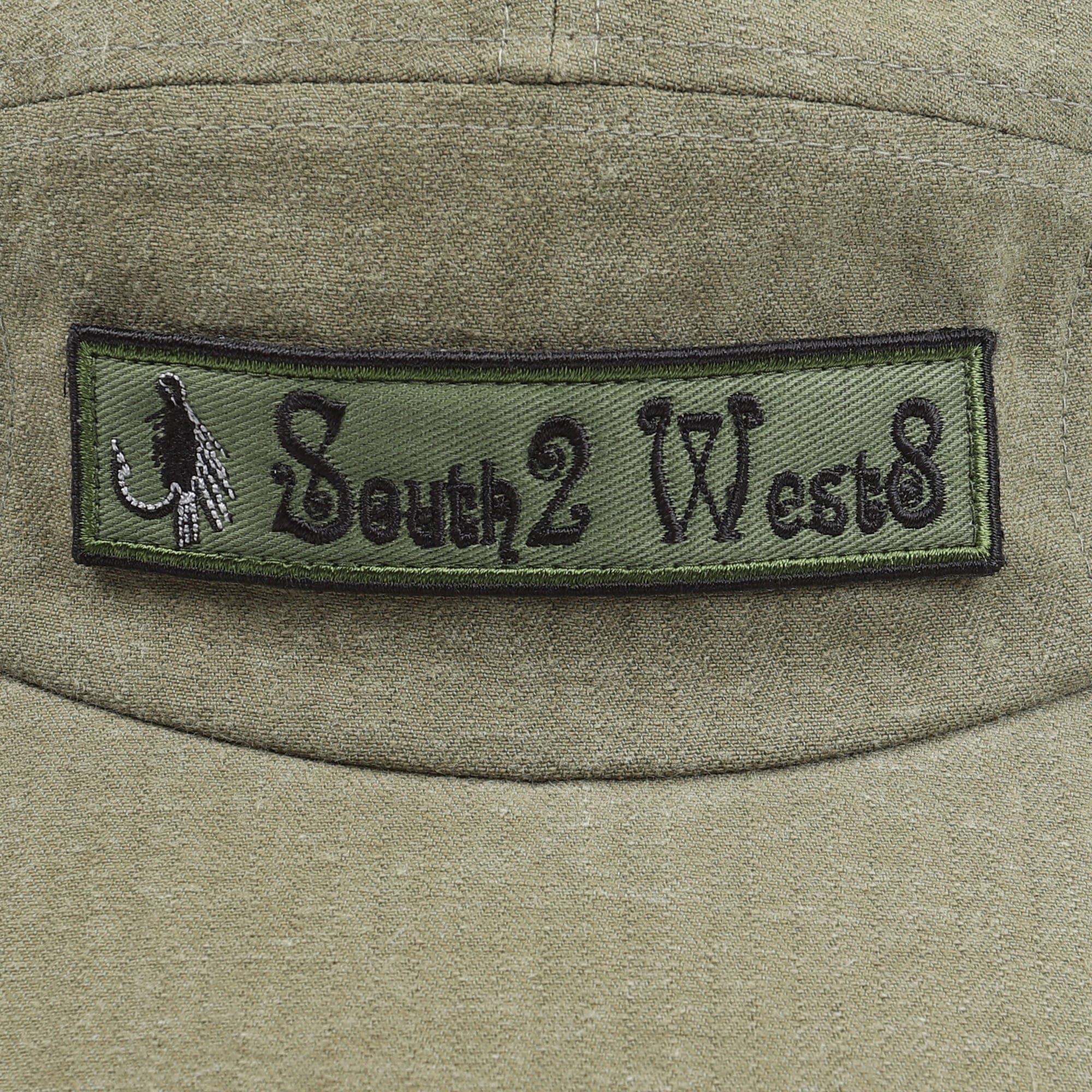 South2 West8 5 Panel Cap Herringbone - Olive