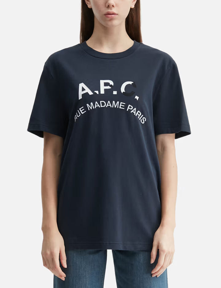 A.P.C. T - Shirt With Vintage - Effect A.P.C. Logo