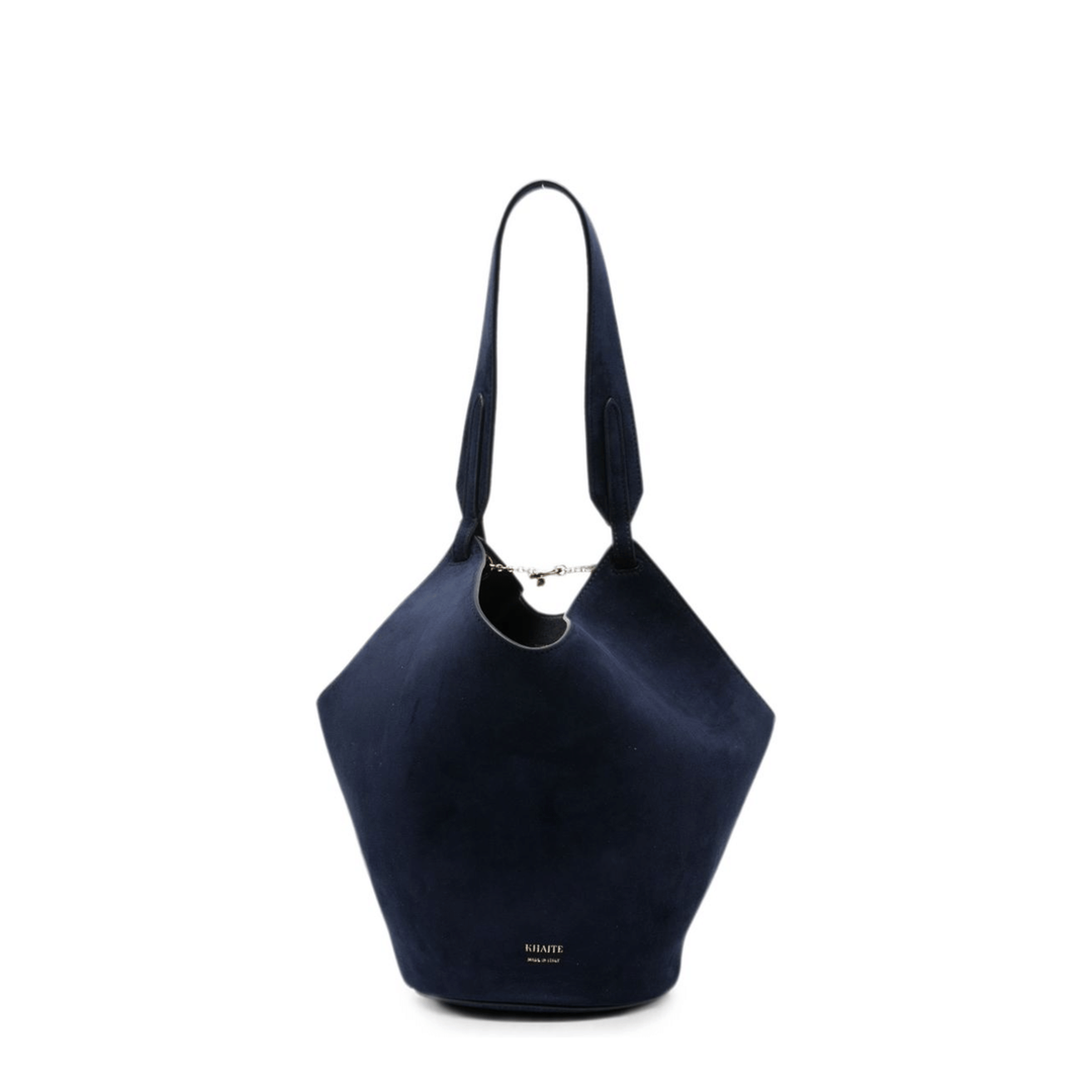 Khaite Small Lambskin Shoulder Bag - Black